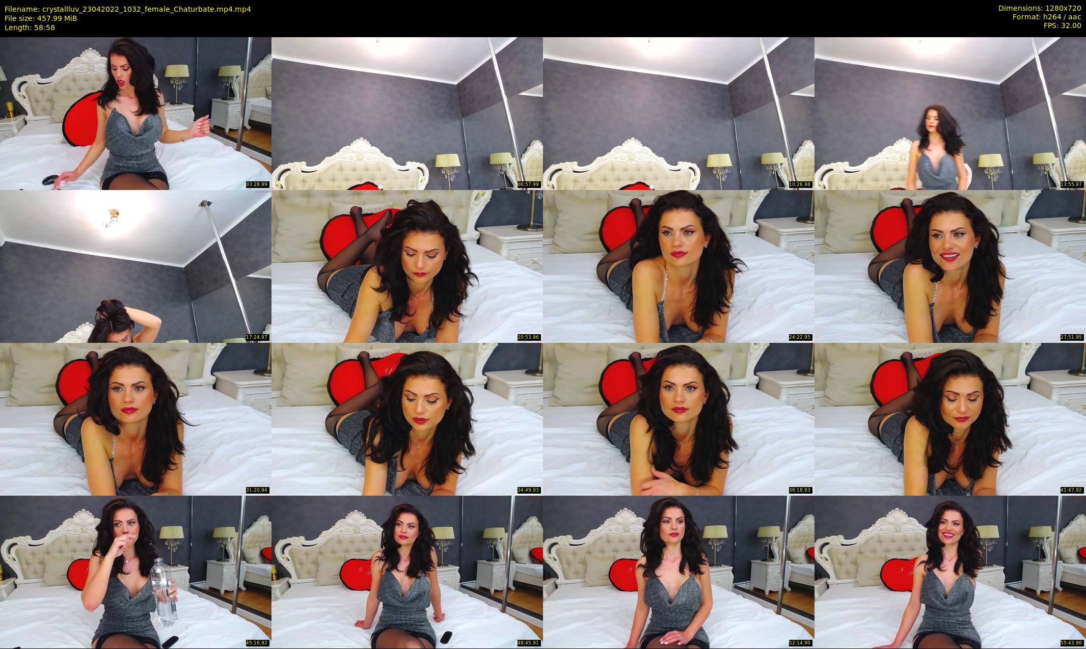 crystallluv — 59 minute Chaturbate female cam show recording, 720p, Apr 23, 2022
