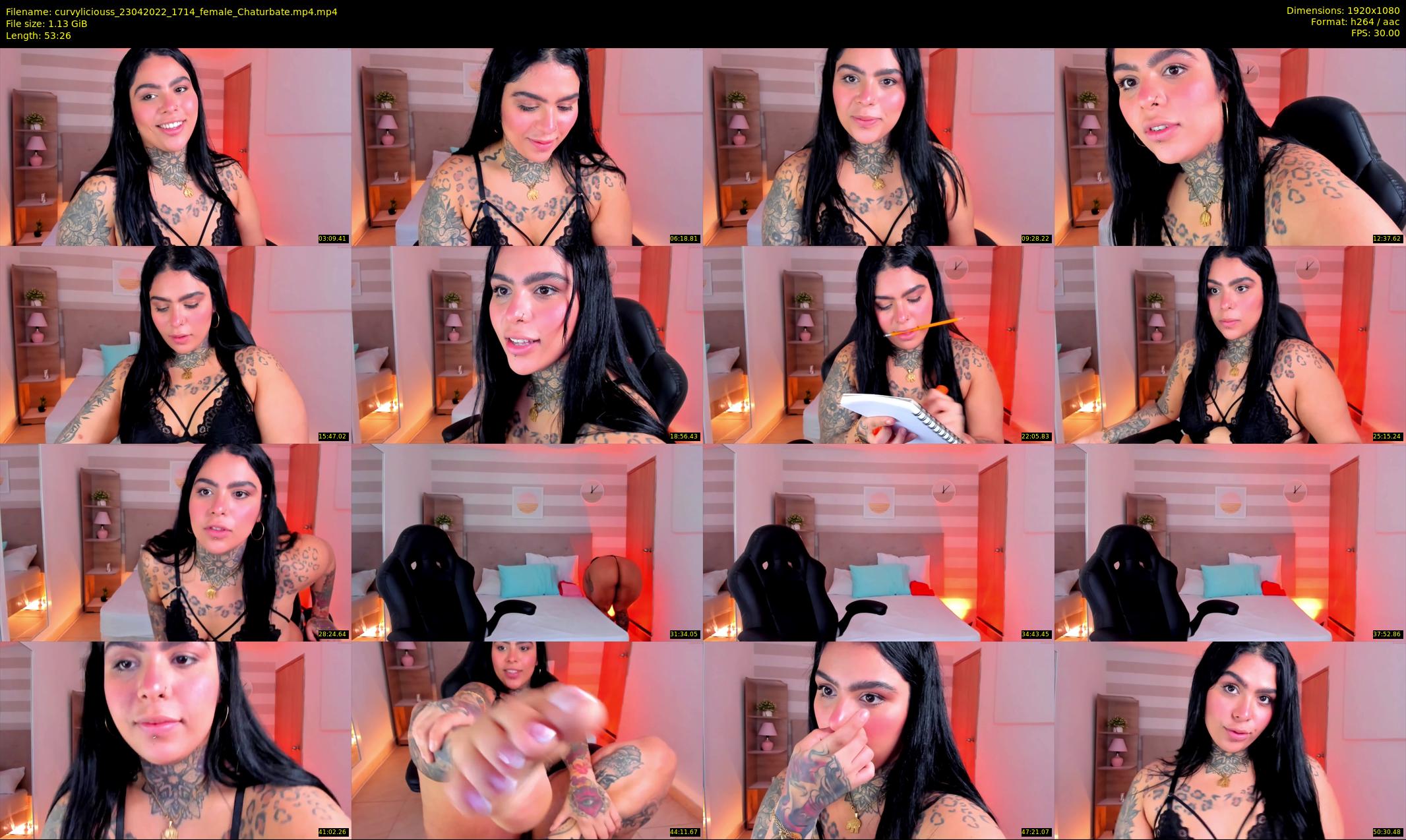 curvyliciouss — 54 minute Chaturbate female cam show recording, 1080p, Apr 23, 2022