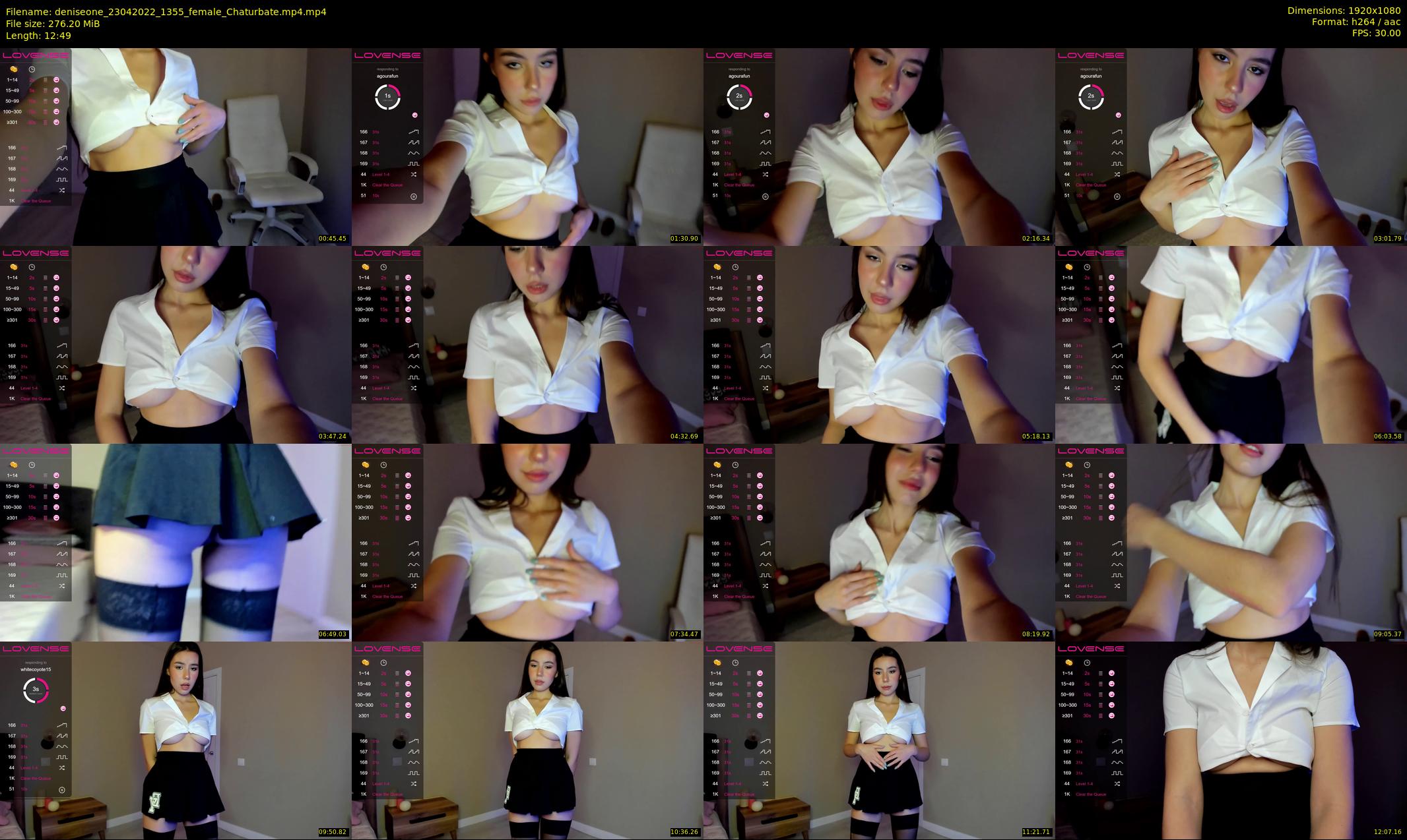 deniseone — 13 minute Chaturbate female cam show recording, 1080p, Apr 23, 2022