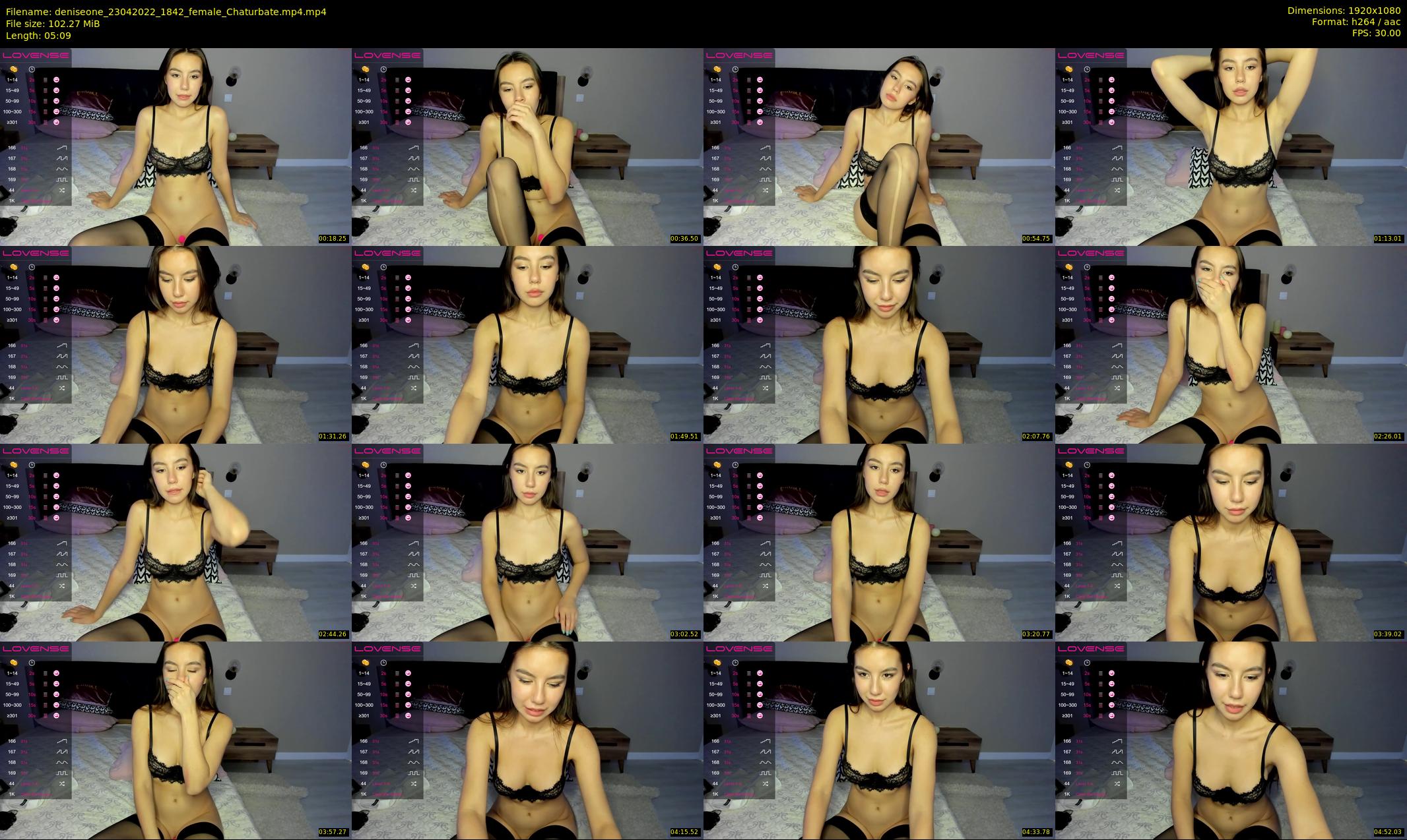 deniseone — 6 minute Chaturbate female cam show recording, 1080p, Apr 23, 2022