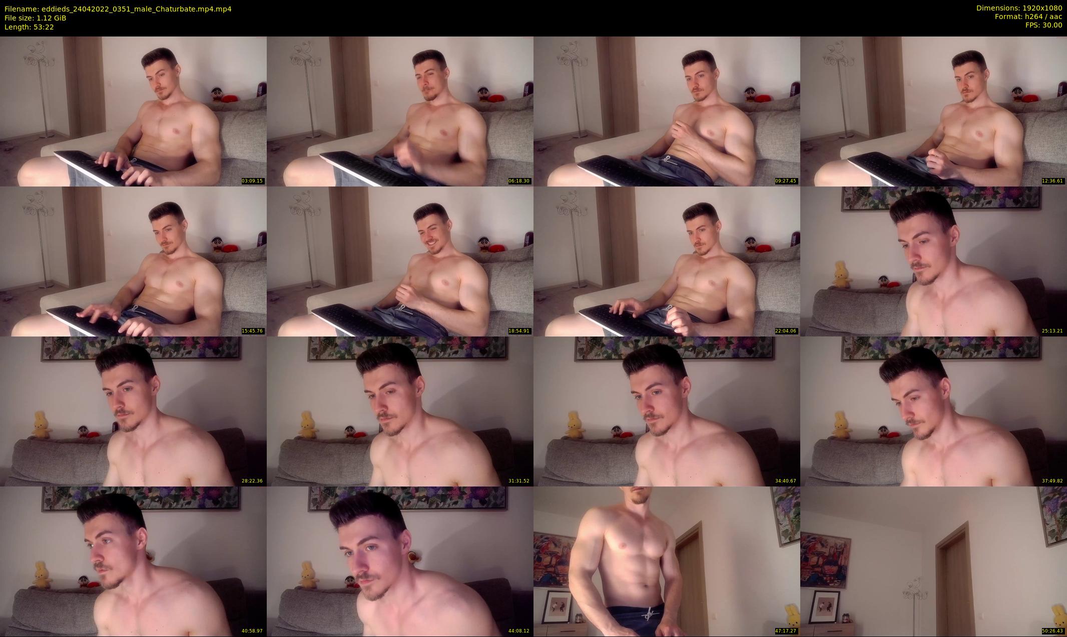 eddieds — 54 minute Chaturbate male cam show recording, 1080p, Apr 24, 2022