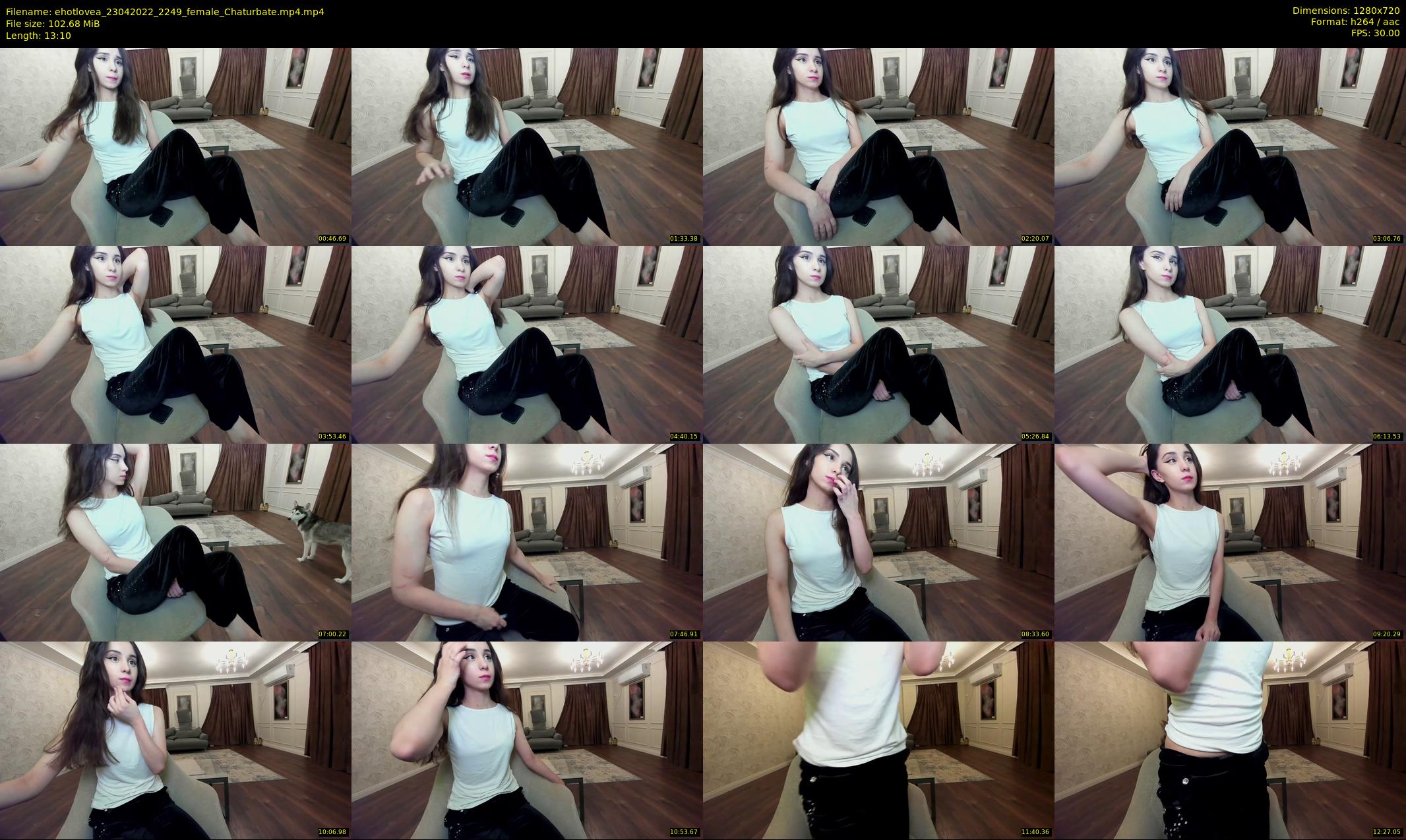 ehotlovea — 14 minute Chaturbate female cam show recording, 720p, Apr 23, 2022