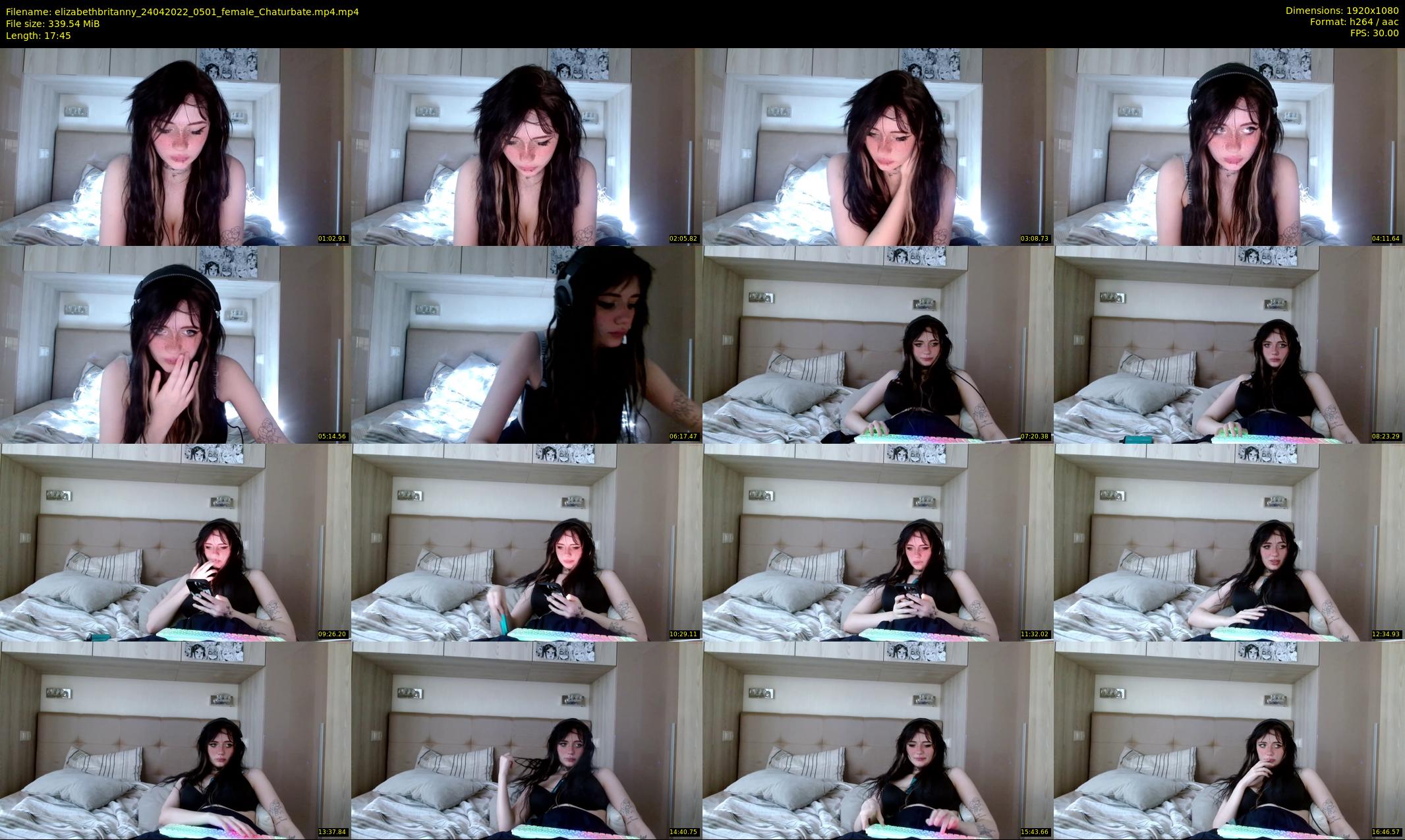 elizabethbritanny — 18 minute Chaturbate female cam show recording, 1080p, Apr 24, 2022