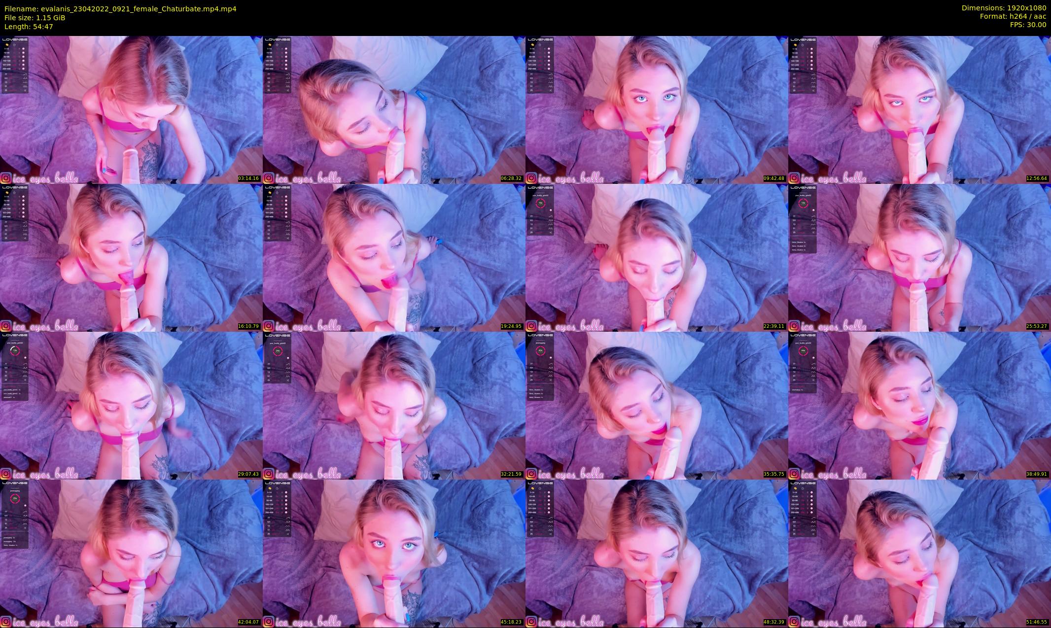 evalanis — 55 minute Chaturbate couple cam show recording, 1080p, Apr 23, 2022