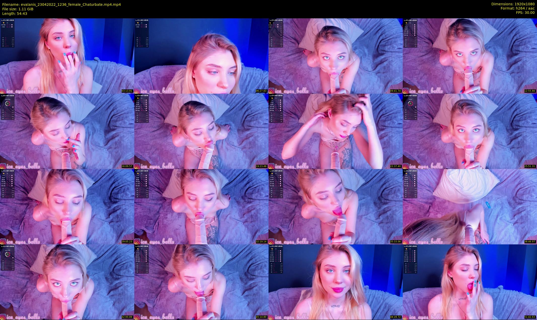 evalanis — 55 minute Chaturbate couple cam show recording, 1080p, Apr 23, 2022