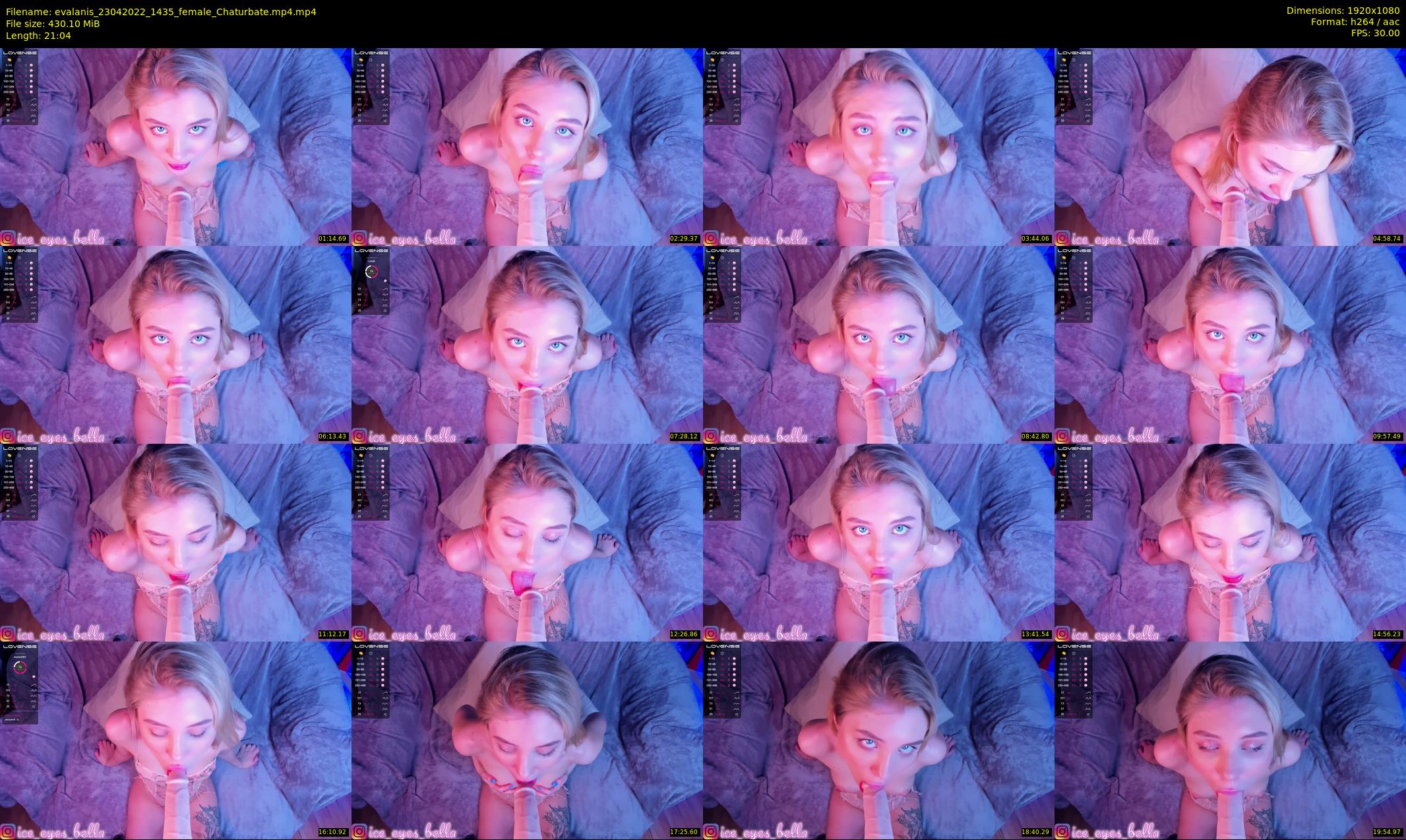 evalanis — 22 minute Chaturbate couple cam show recording, 1080p, Apr 23, 2022