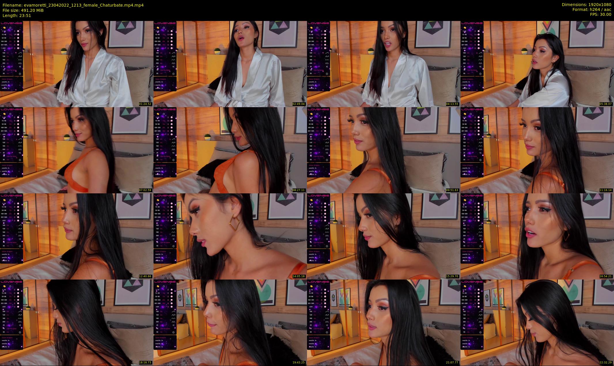 evamoretti — 24 minute Chaturbate female cam show recording, 1080p, Apr 23, 2022