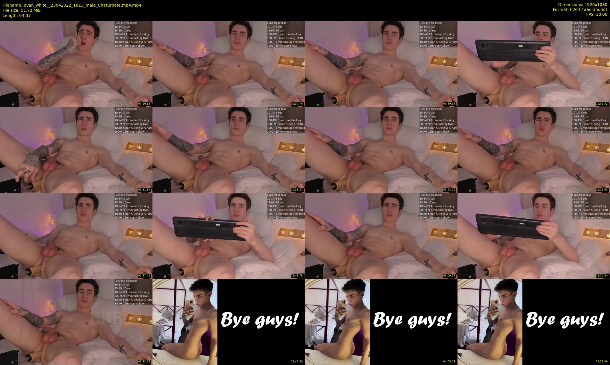 evan_white_ — 5 minute Chaturbate male cam show recording, 1080p, Apr 23, 2022