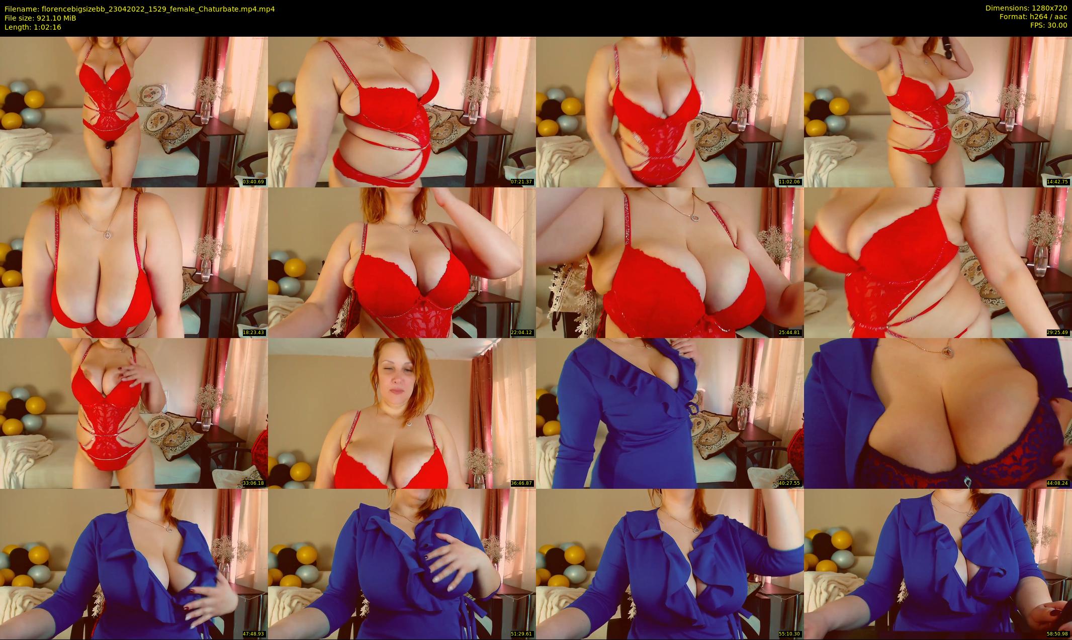 florencebigsizebb — 63 minute Chaturbate female cam show recording, 720p, Apr 23, 2022