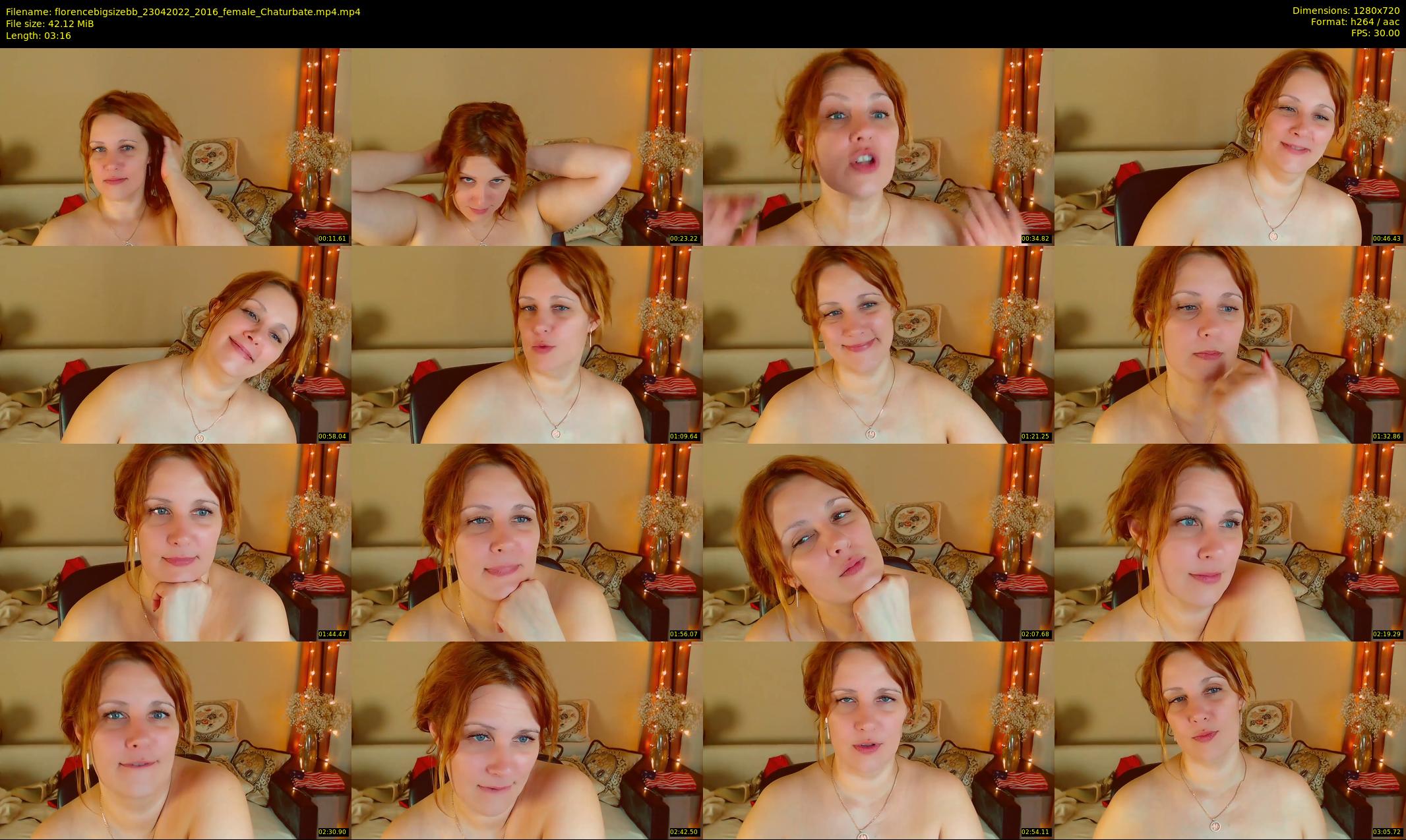 florencebigsizebb — 4 minute Chaturbate female cam show recording, 720p, Apr 23, 2022