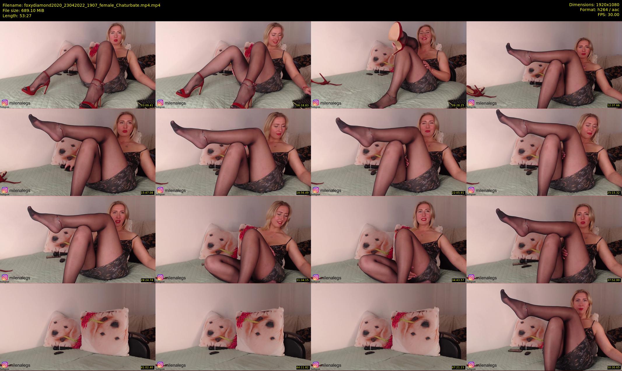 foxydiamond2020 — 54 minute Chaturbate female cam show recording, 1080p, Apr 23, 2022