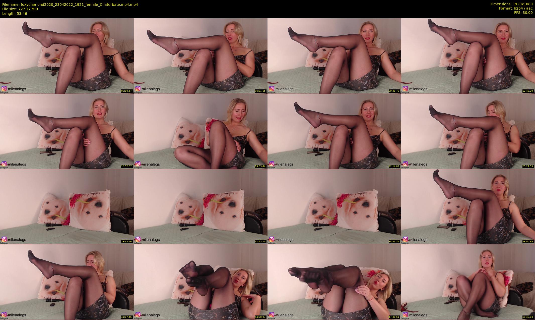 foxydiamond2020 — 54 minute Chaturbate female cam show recording, 1080p, Apr 23, 2022