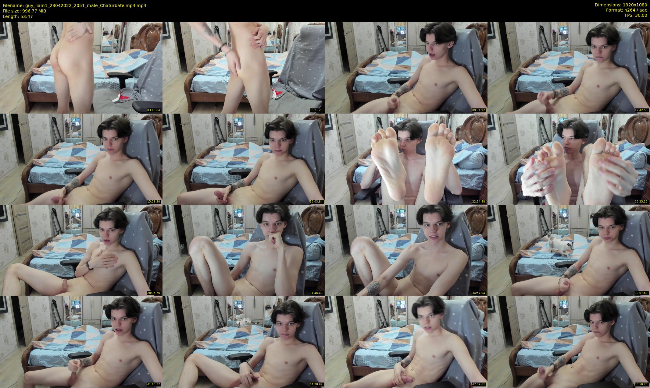 guy_liam1 — 54 minute Chaturbate male cam show recording, 1080p, Apr 23, 2022