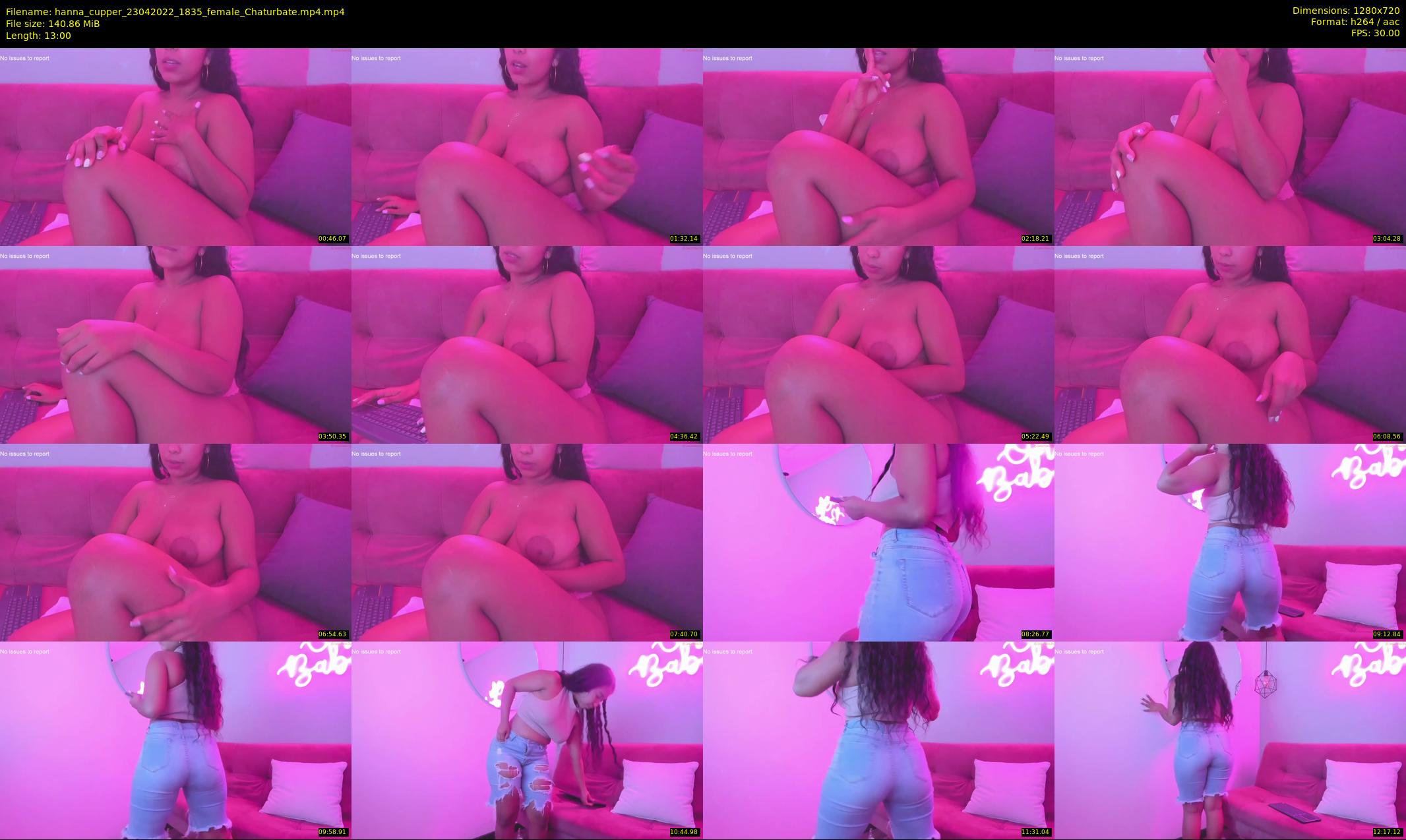 hanna_cupper — 13 minute Chaturbate female cam show recording, 720p, Apr 23, 2022