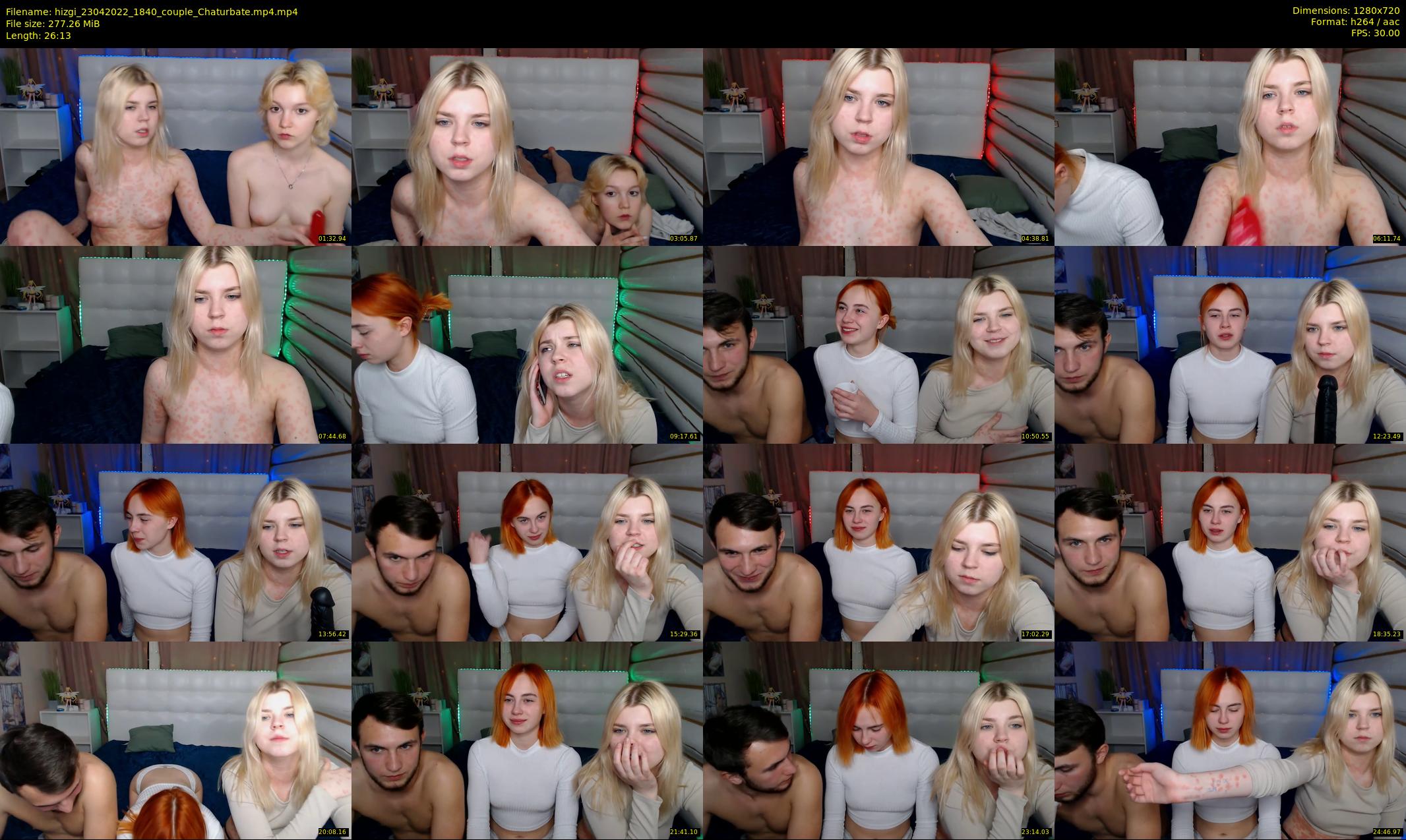 hizgi — 27 minute Chaturbate couple cam show recording, 720p, Apr 23, 2022