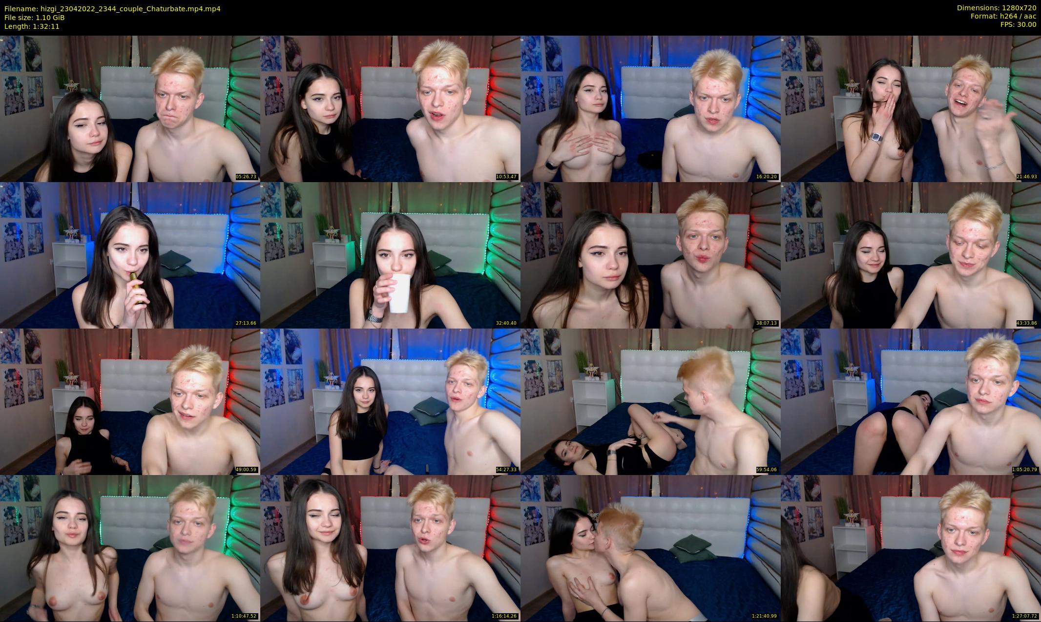 hizgi — 93 minute Chaturbate couple cam show recording, 720p, Apr 23, 2022