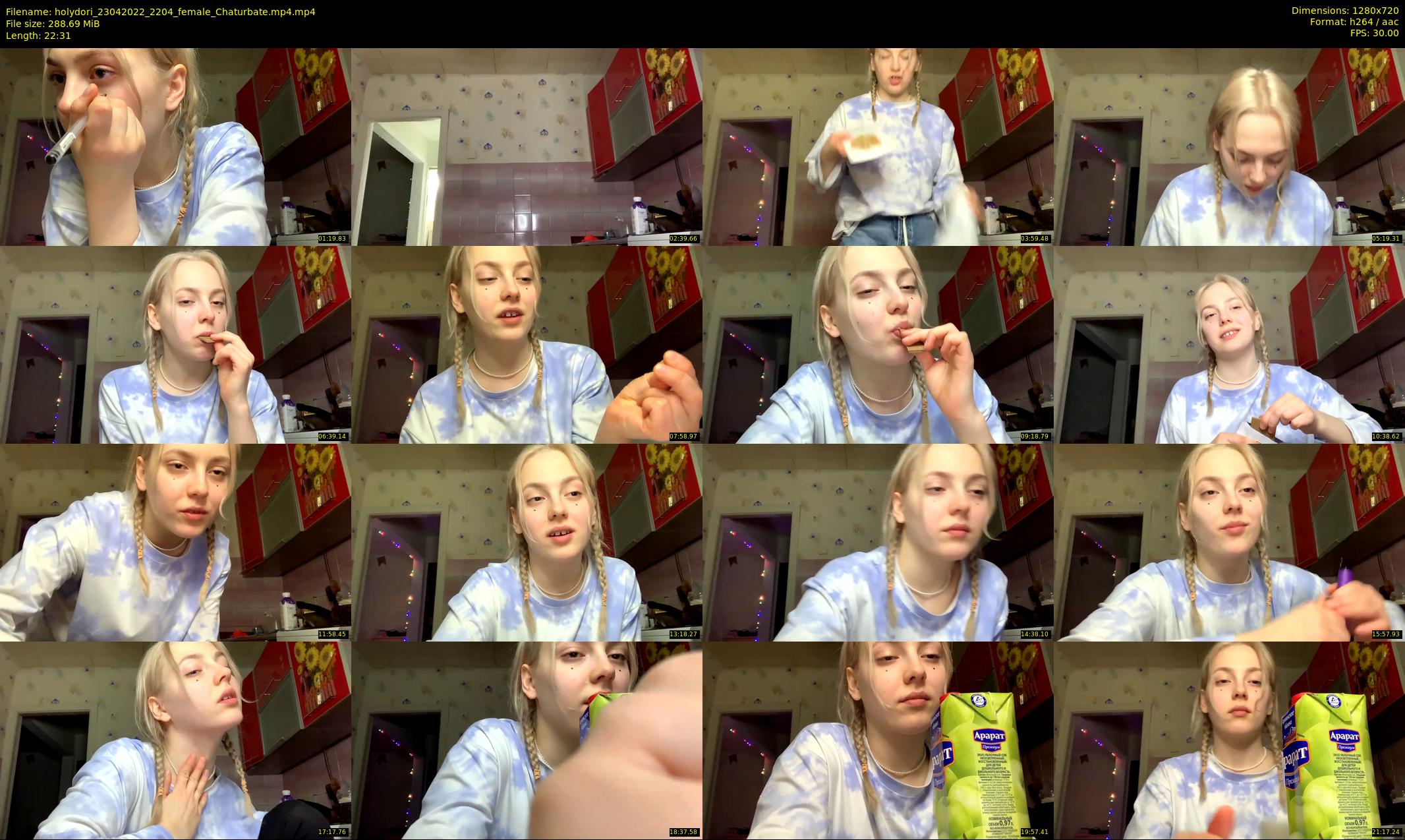 holydori — 23 minute Chaturbate female cam show recording, 720p, Apr 23, 2022