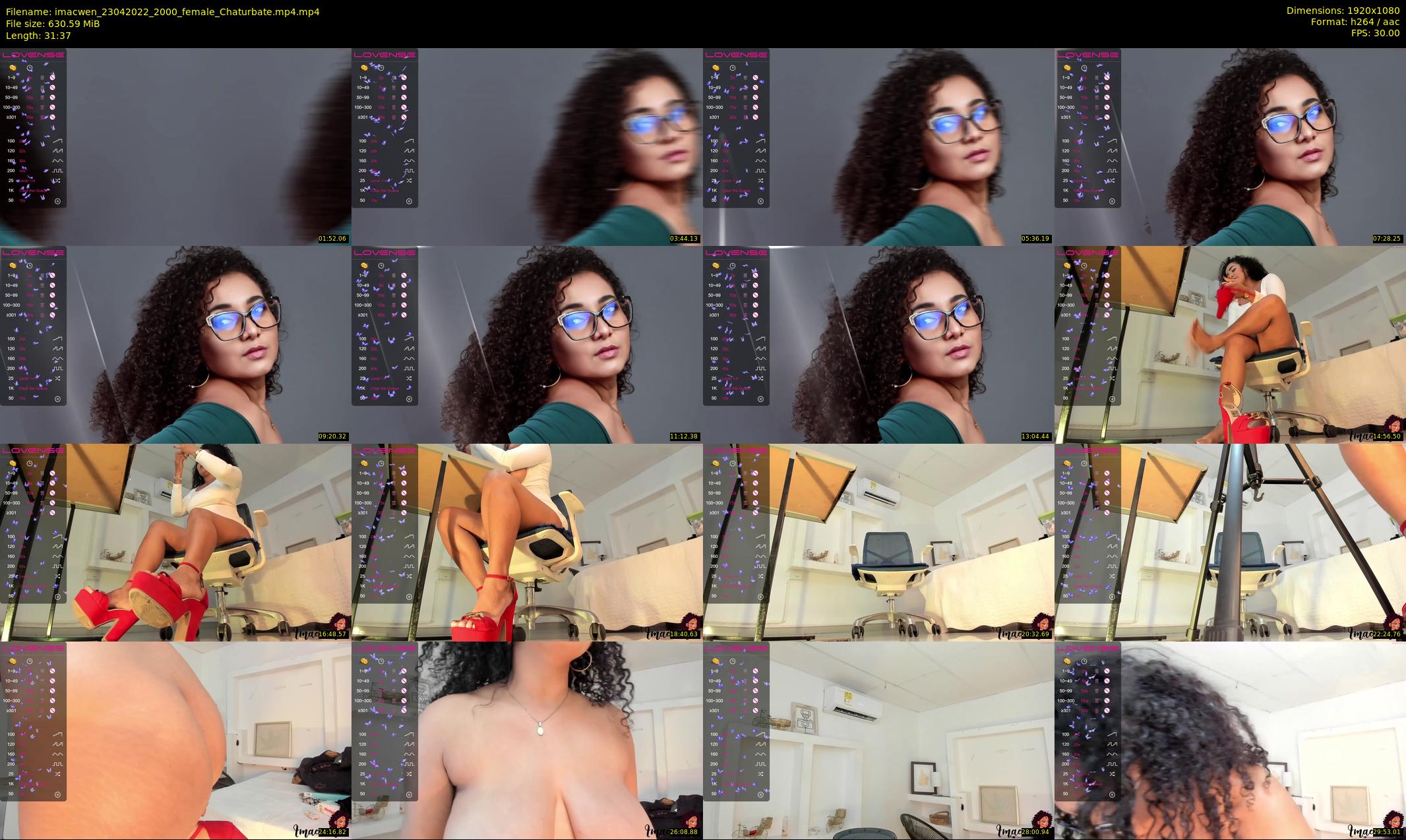 imacwen — 32 minute Chaturbate female cam show recording, 1080p, Apr 23, 2022