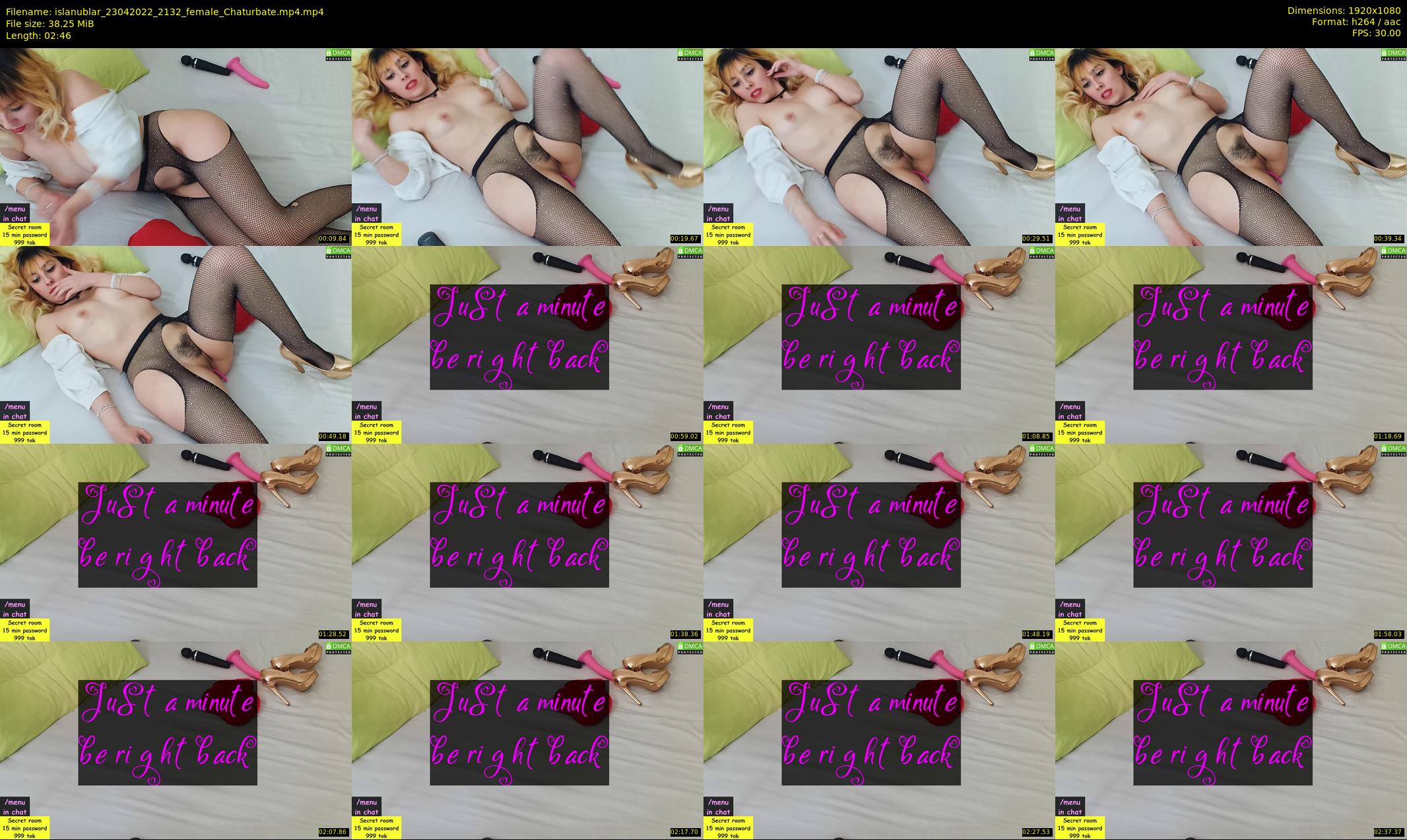 islanublar — 3 minute Chaturbate female cam show recording, 1080p, Apr 23, 2022