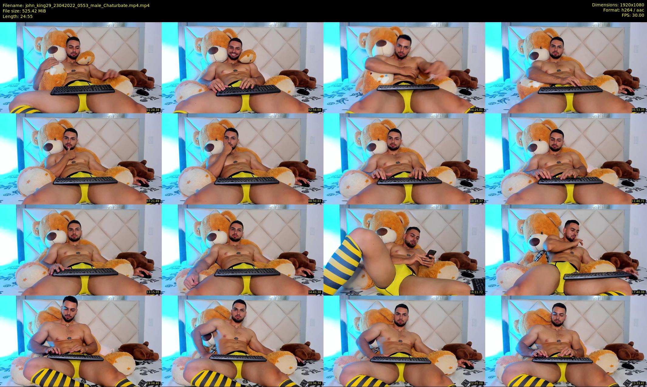 john_king29 — 25 minute Chaturbate male cam show recording, 1080p, Apr 23, 2022
