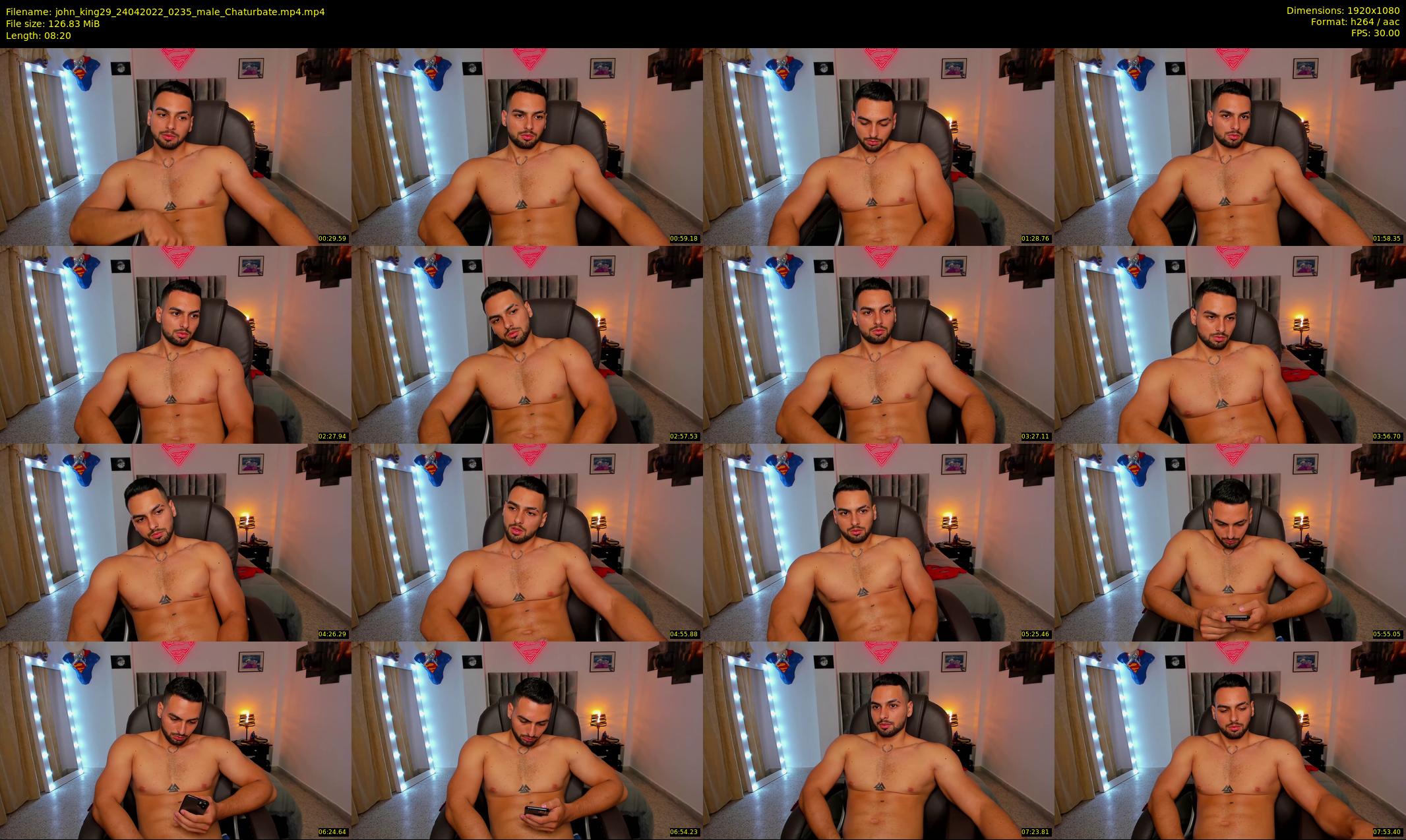 john_king29 — 9 minute Chaturbate male cam show recording, 1080p, Apr 24, 2022