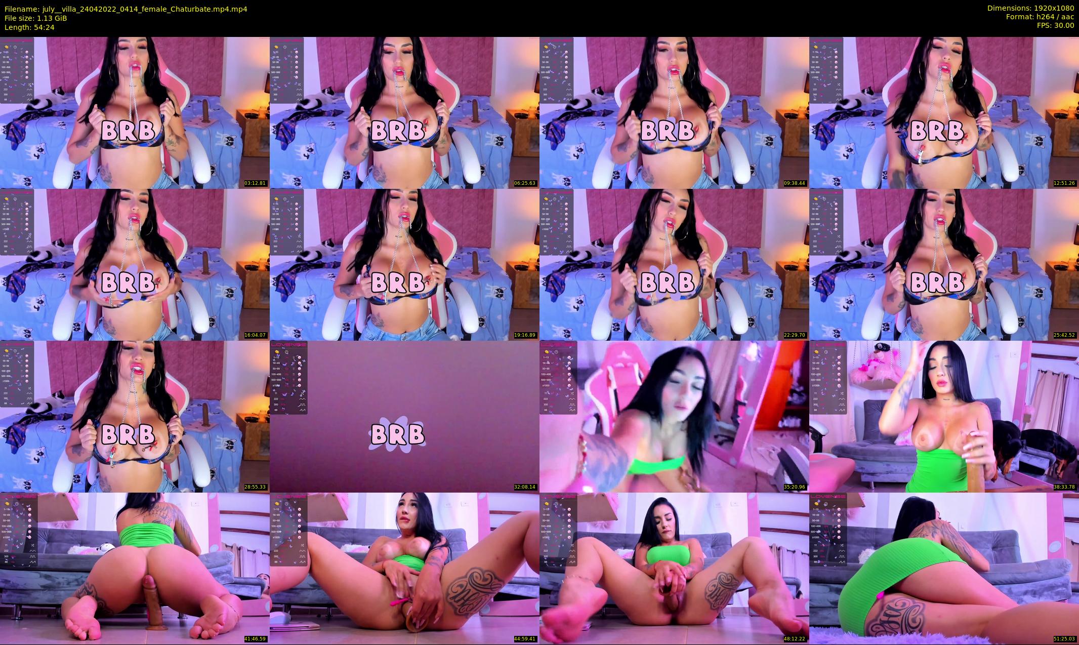 july__villa — 55 minute Chaturbate female cam show recording, 1080p, Apr 24, 2022