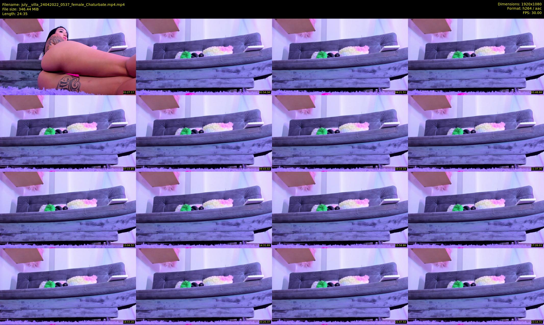 july__villa — 25 minute Chaturbate female cam show recording, 1080p, Apr 24, 2022