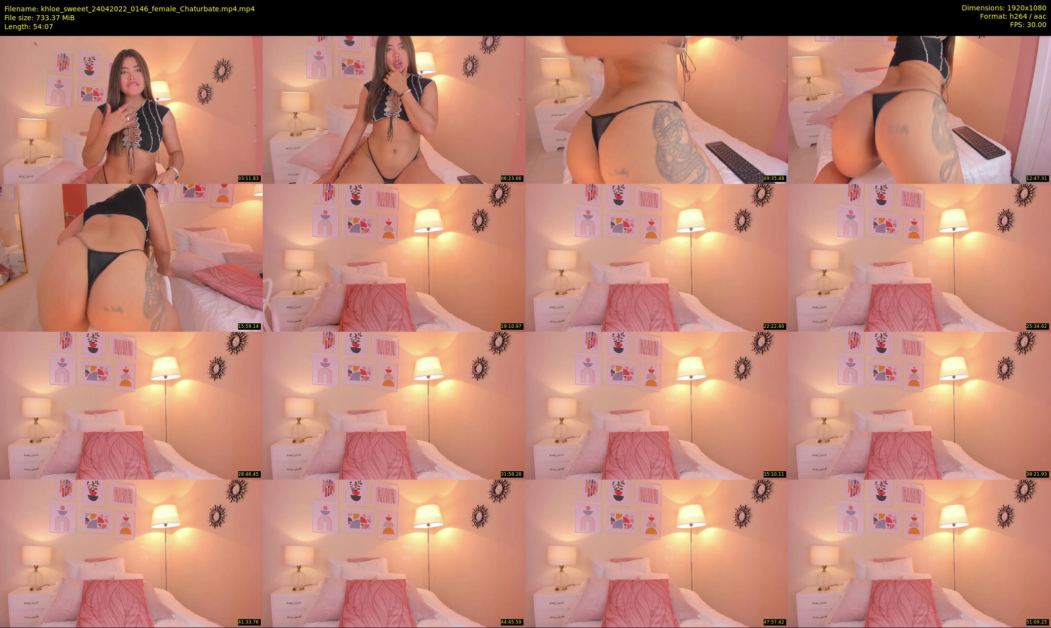 khloe_sweeet — 55 minute Chaturbate female cam show recording, 1080p, Apr 24, 2022