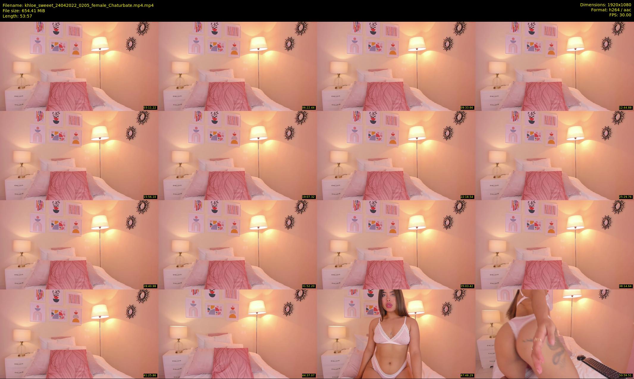 khloe_sweeet — 54 minute Chaturbate female cam show recording, 1080p, Apr 24, 2022
