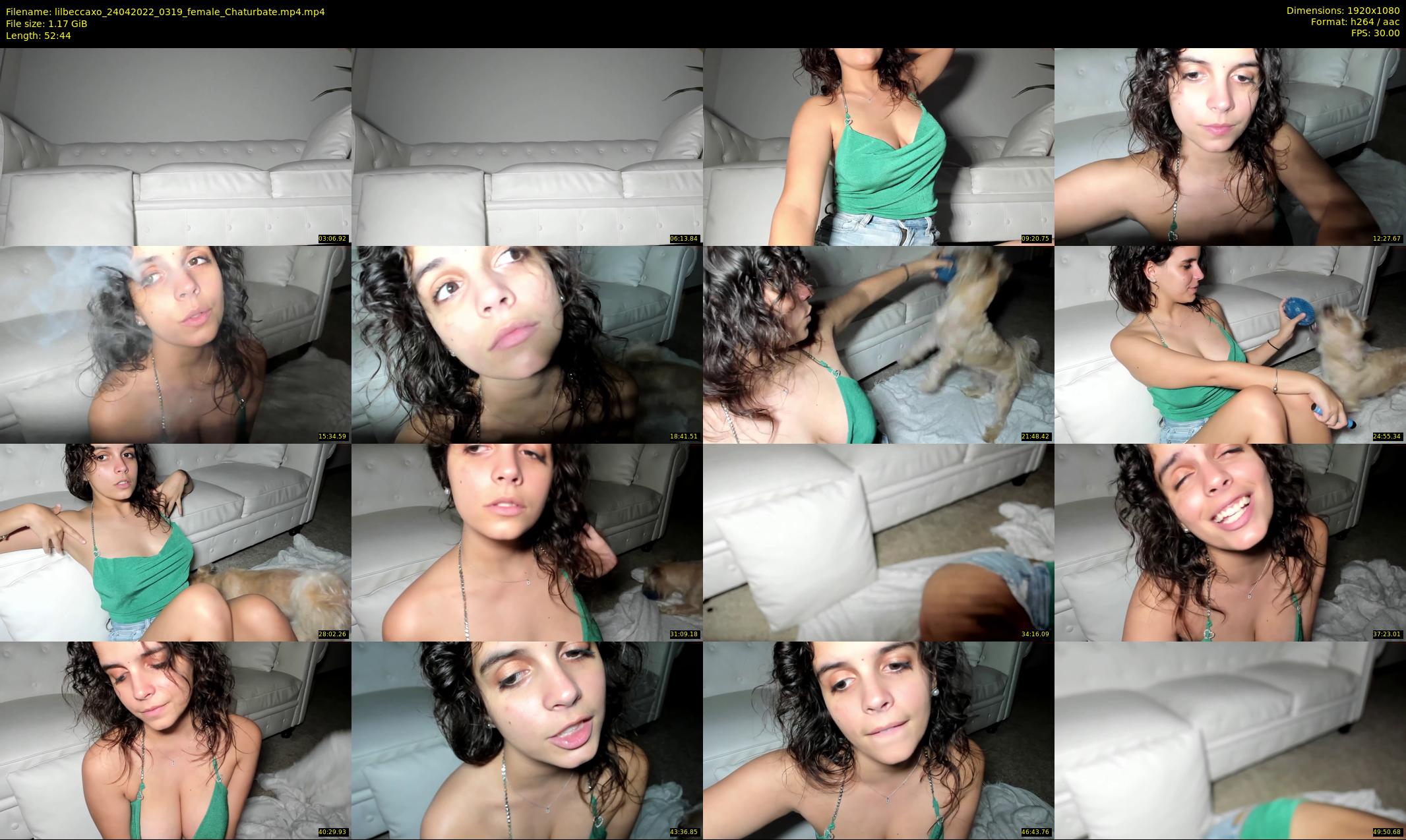 lilbeccaxo — 53 minute Chaturbate female cam show recording, 1080p, Apr 24, 2022
