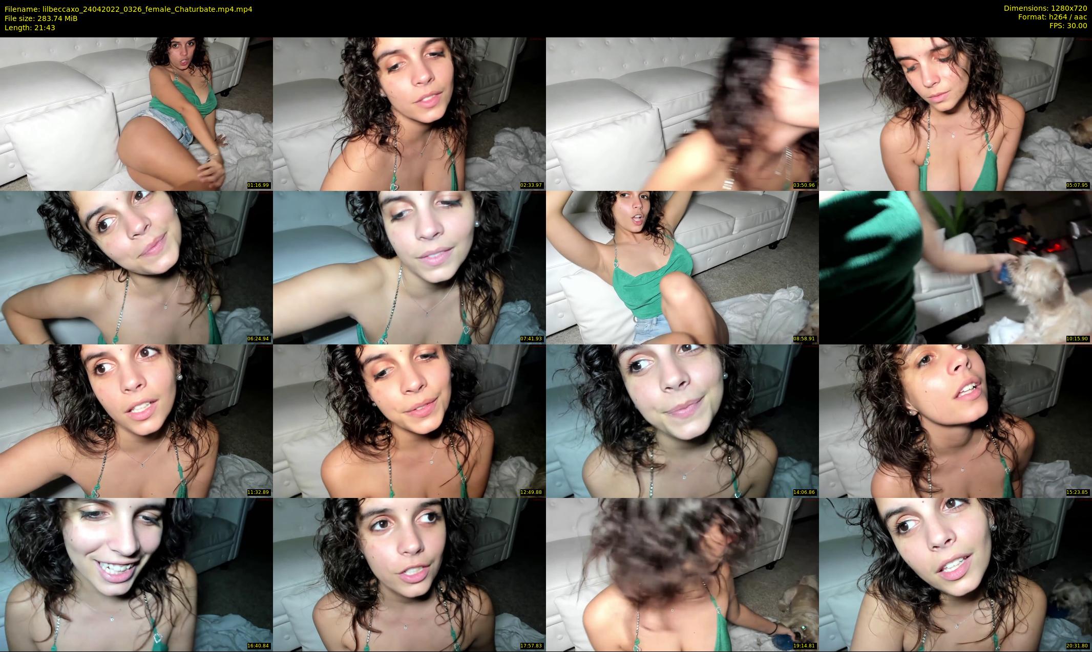 lilbeccaxo — 22 minute Chaturbate female cam show recording, 720p, Apr 24, 2022
