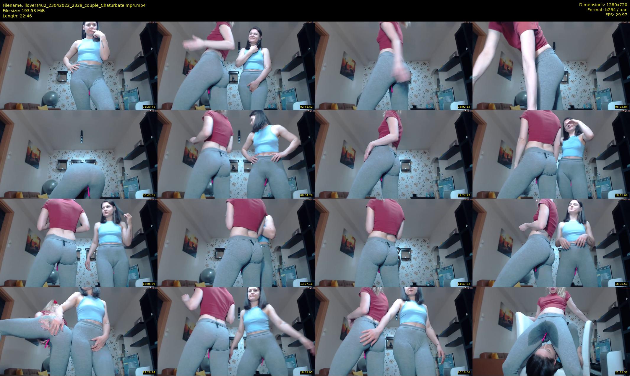 llovers4u2 — 23 minute Chaturbate couple cam show recording, 720p, Apr 23, 2022