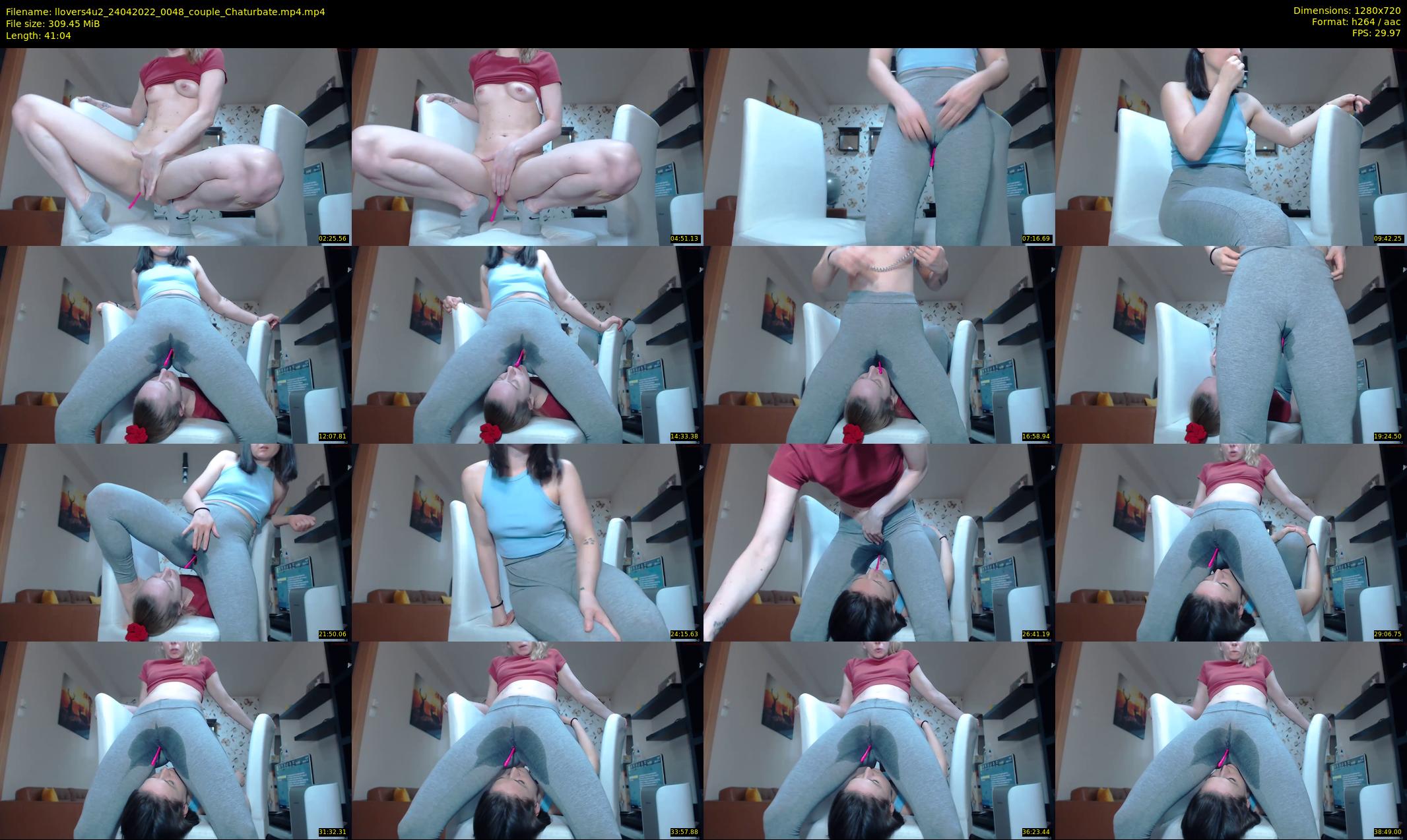 llovers4u2 — 42 minute Chaturbate couple cam show recording, 720p, Apr 24, 2022