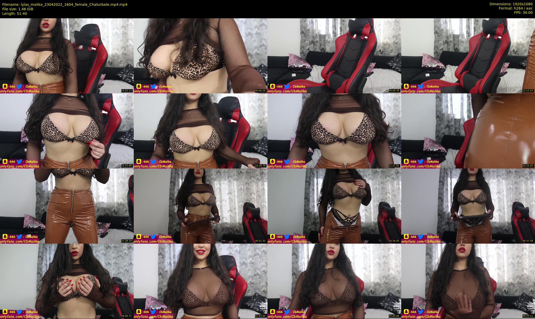 lylas_malika — 52 minute Chaturbate female cam show recording, 1080p, Apr 23, 2022