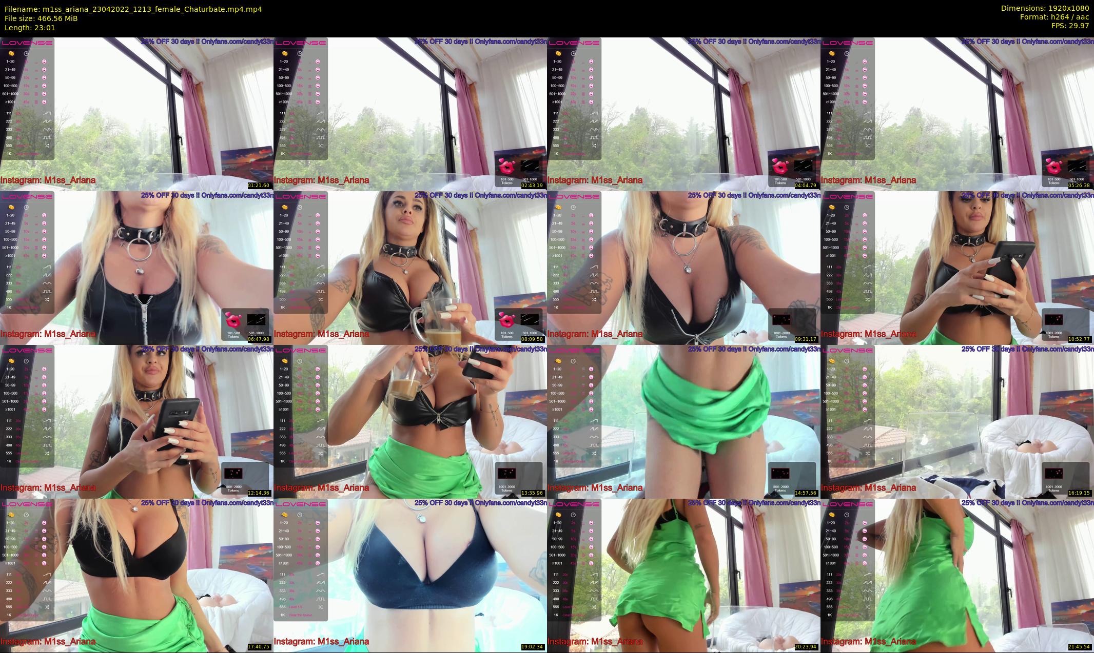 m1ss_ariana — 24 minute Chaturbate female cam show recording, 1080p, Apr 23, 2022