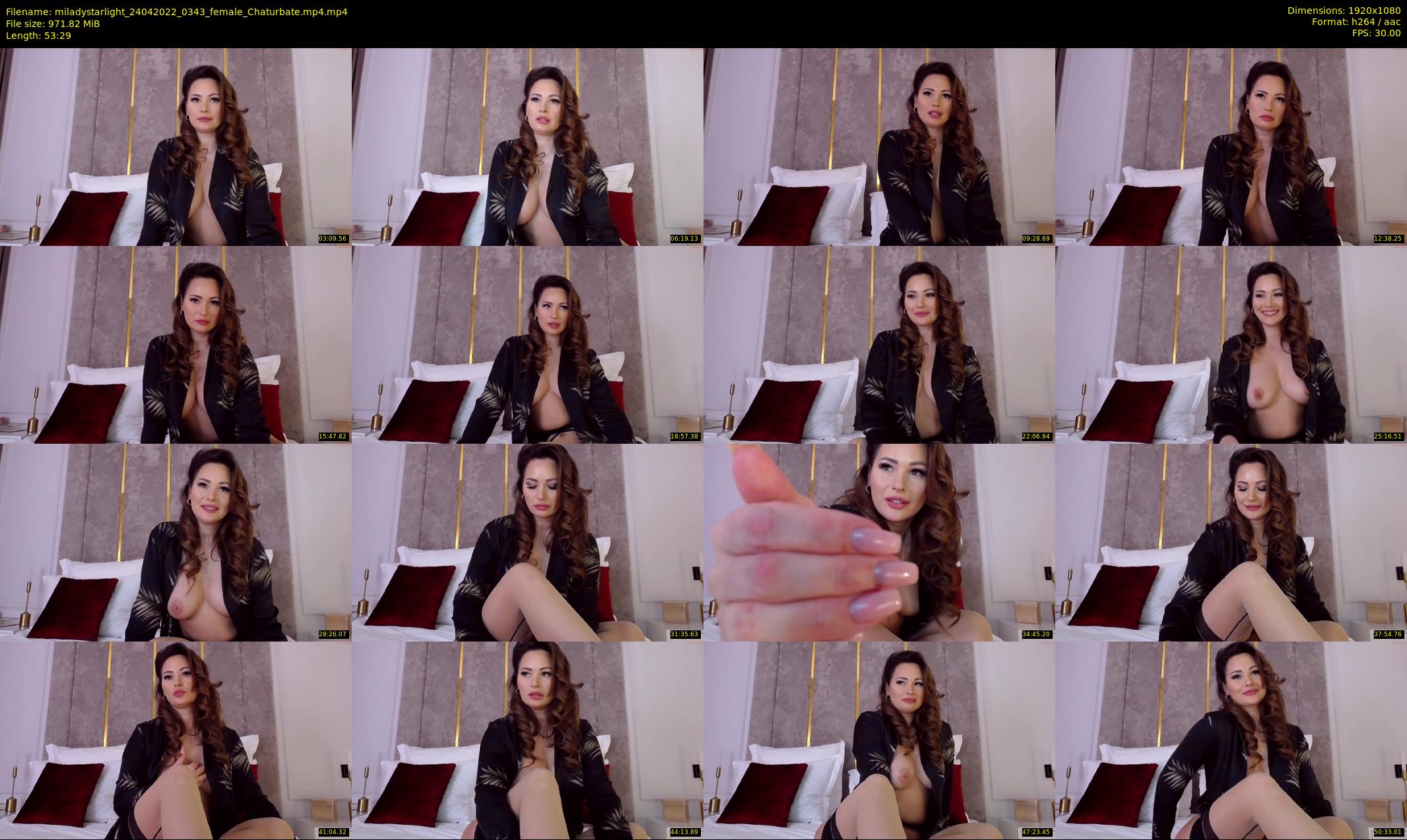 miladystarlight — 54 minute Chaturbate female cam show recording, 1080p, Apr 24, 2022