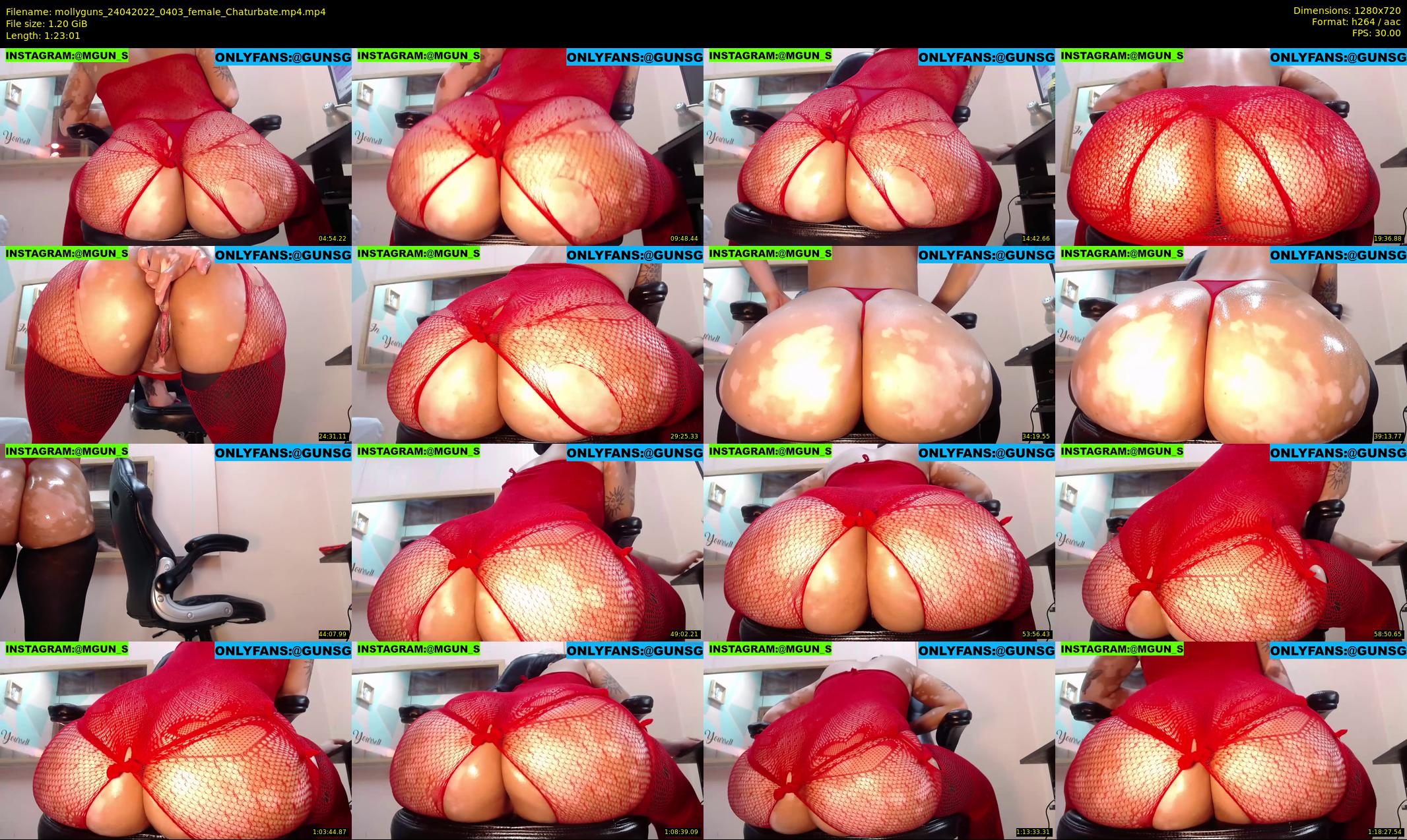 mollyguns — 84 minute Chaturbate female cam show recording, 720p, Apr 24, 2022