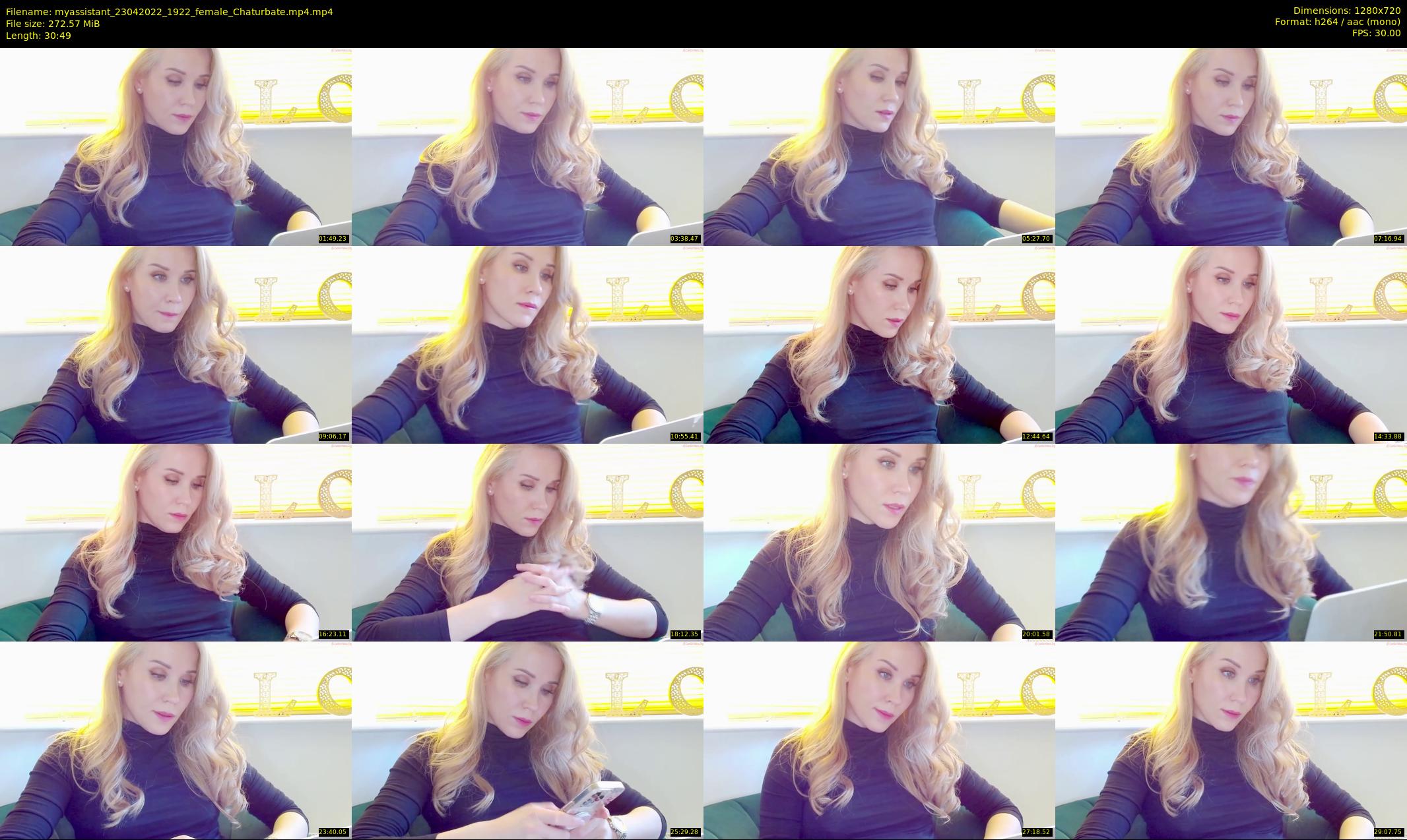 myassistant — 31 minute Chaturbate female cam show recording, 720p, Apr 23, 2022