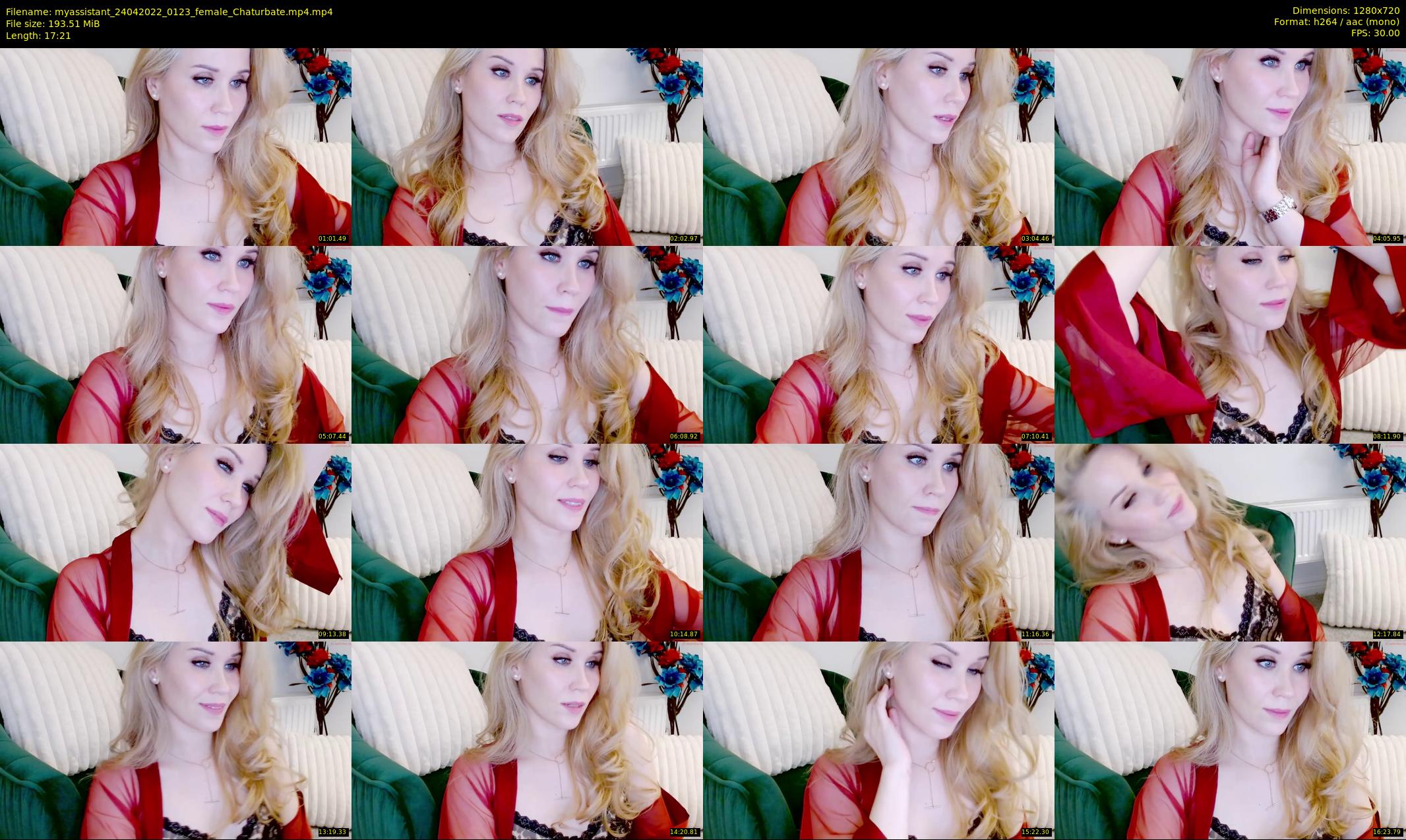 myassistant — 18 minute Chaturbate female cam show recording, 720p, Apr 24, 2022