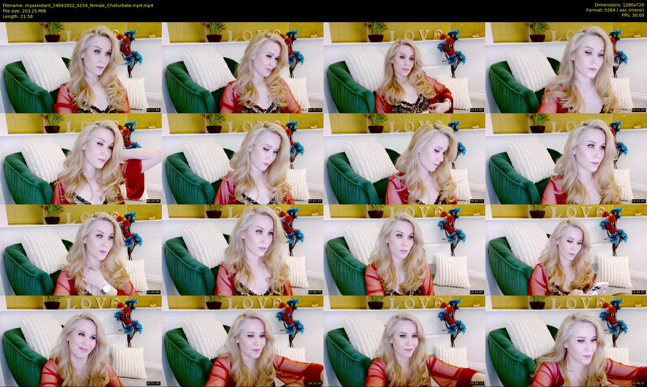 myassistant — 22 minute Chaturbate female cam show recording, 720p, Apr 24, 2022