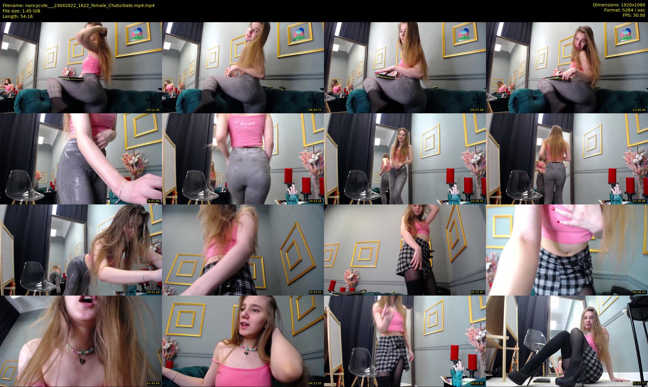 nancycute__ — 55 minute Chaturbate female cam show recording, 1080p, Apr 23, 2022