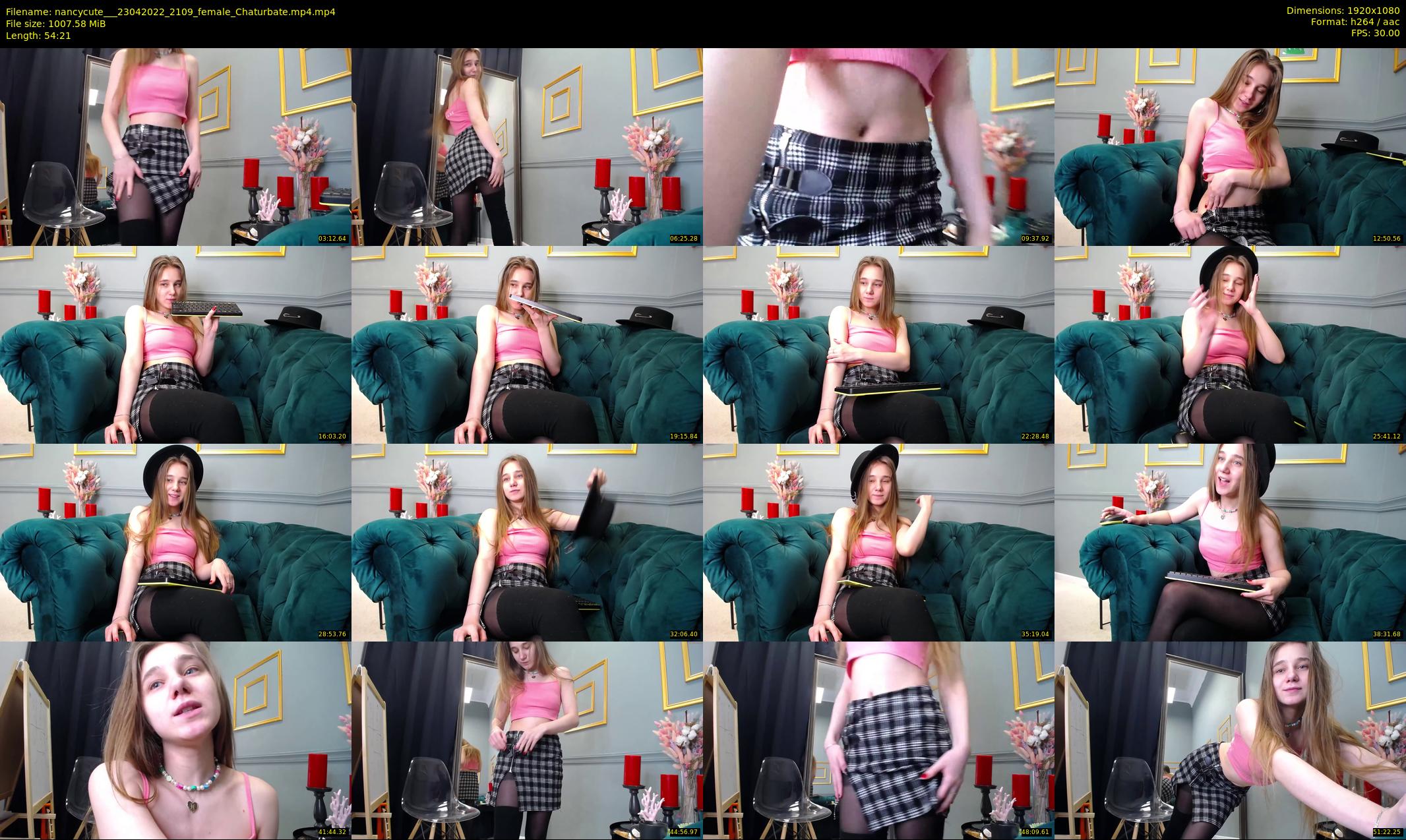 nancycute__ — 55 minute Chaturbate female cam show recording, 1080p, Apr 23, 2022