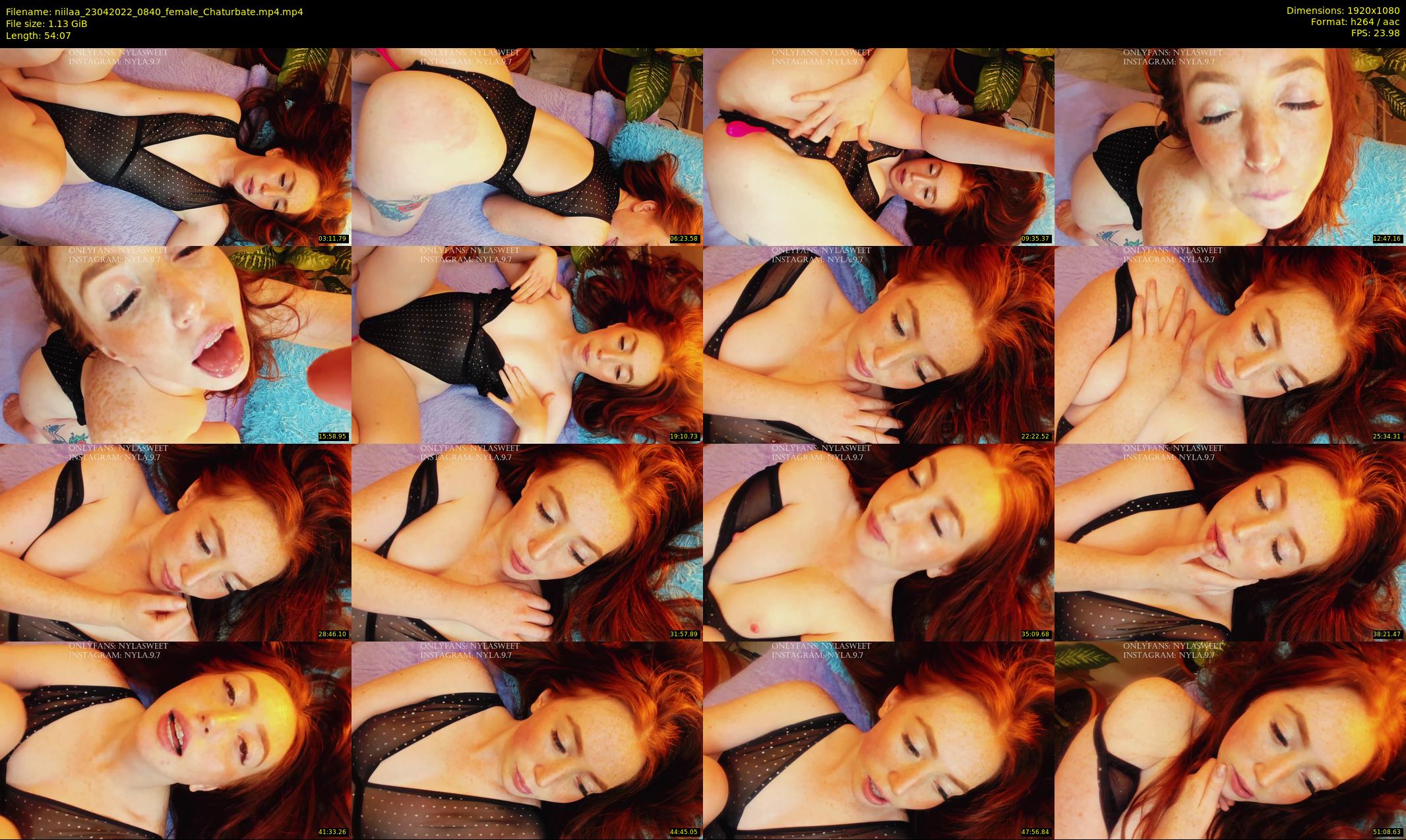 niilaa — 55 minute Chaturbate female cam show recording, 1080p, Apr 23, 2022