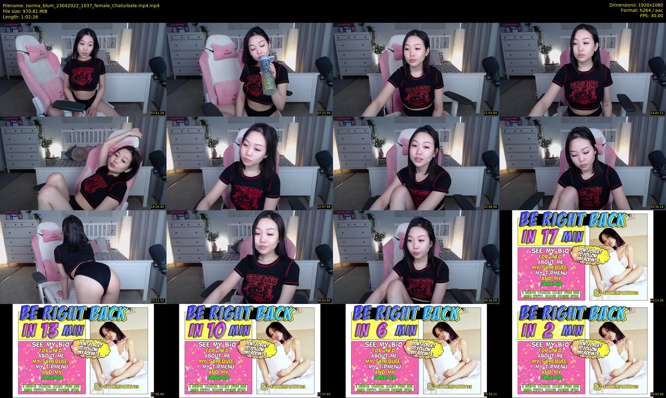 norma_blum — 63 minute Chaturbate female cam show recording, 1080p, Apr 23, 2022