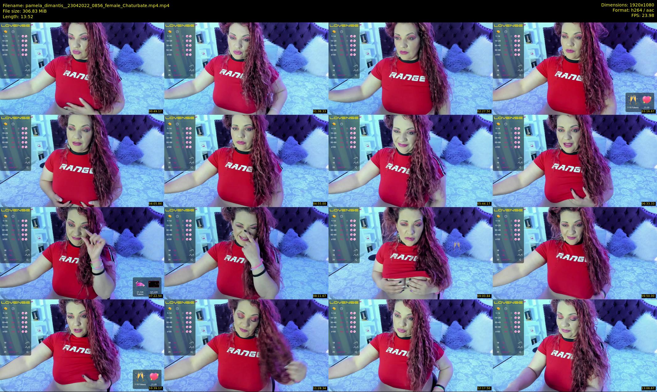 pamela_dimantis_ — 14 minute Chaturbate female cam show recording, 1080p, Apr 23, 2022