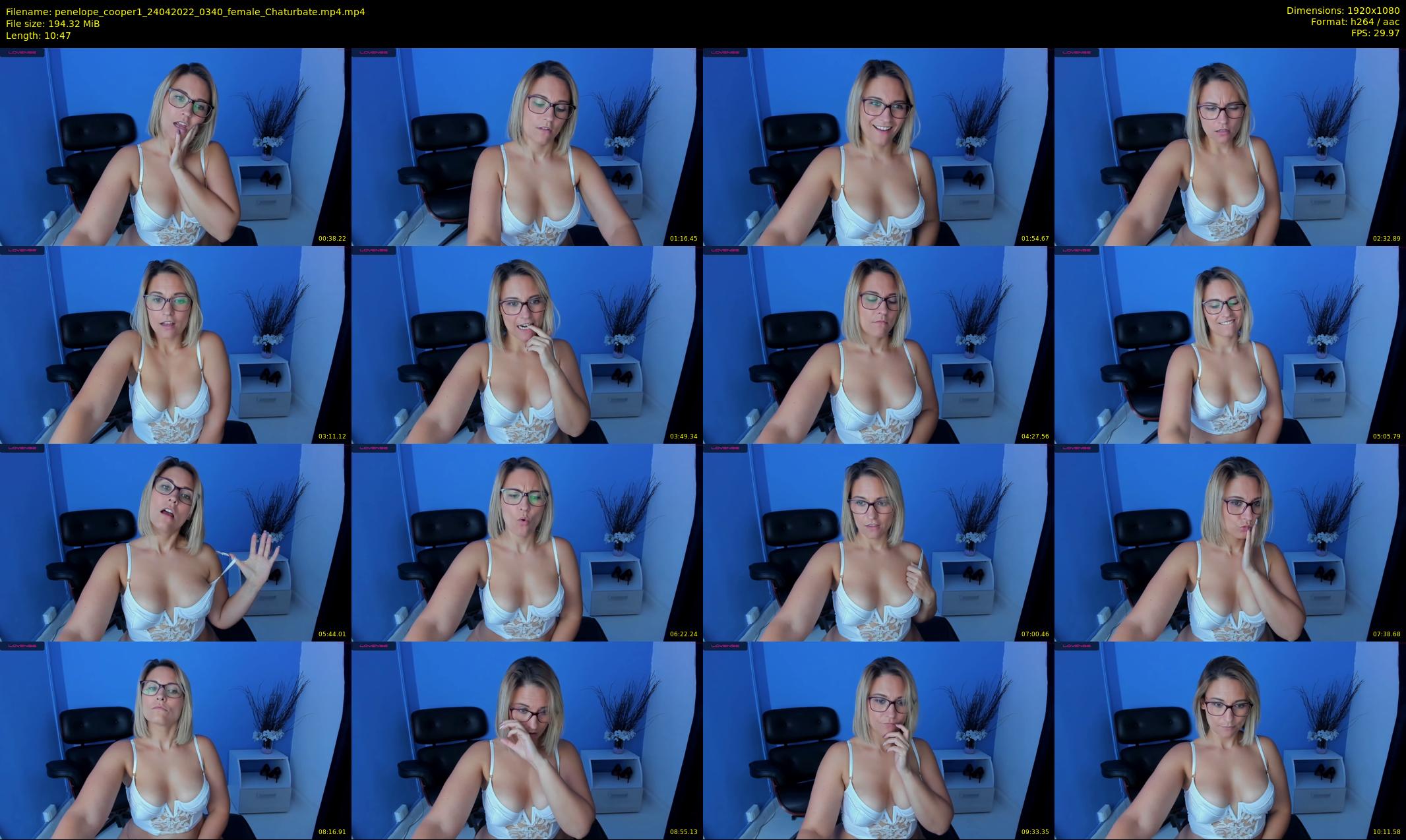 penelope_cooper1 — 11 minute Chaturbate female cam show recording, 1080p, Apr 24, 2022