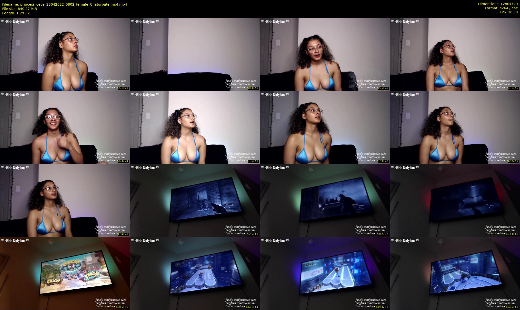 princess_cece — 90 minute Chaturbate female cam show recording, 720p, Apr 23, 2022