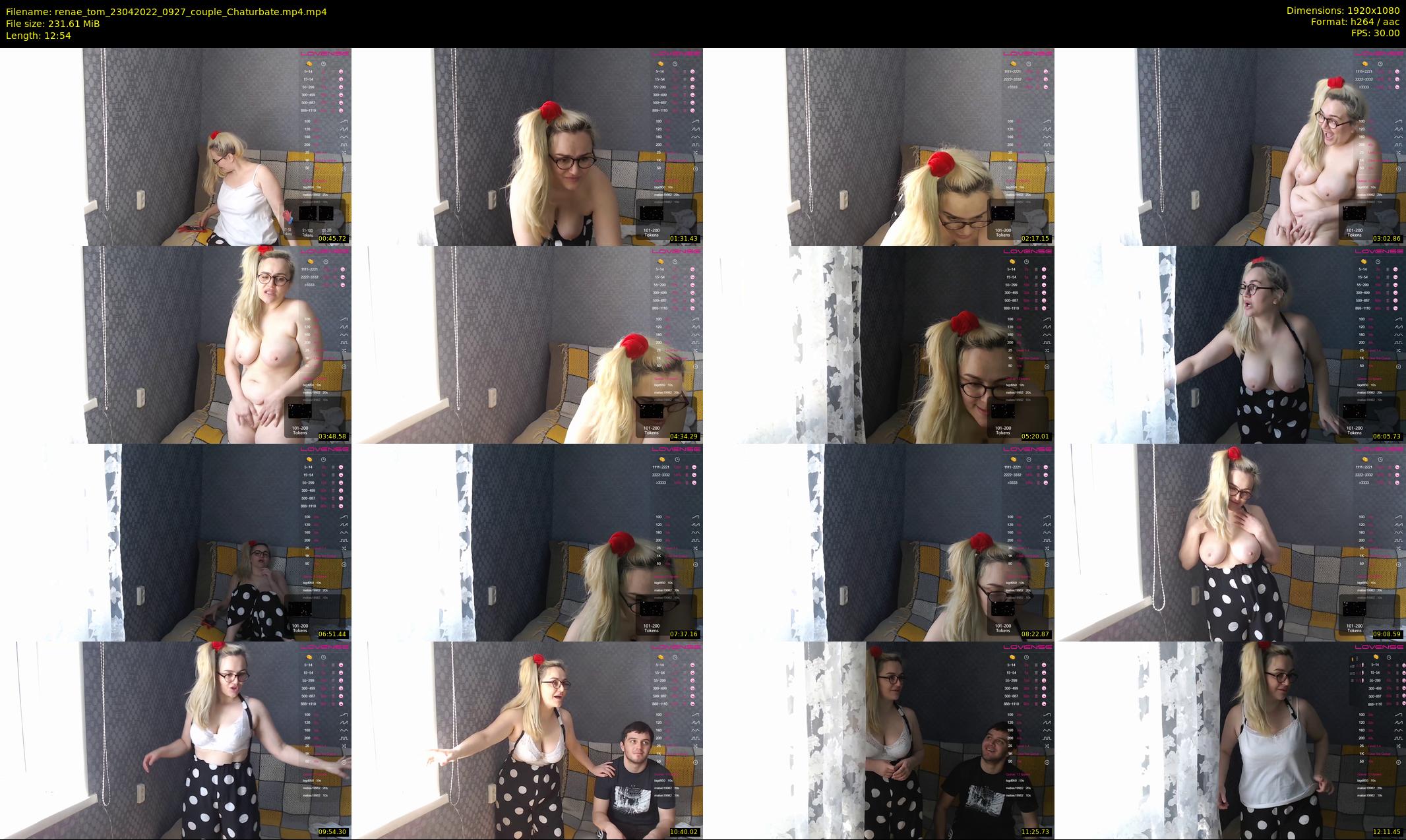 renae_tom — 13 minute Chaturbate couple cam show recording, 1080p, Apr 23, 2022
