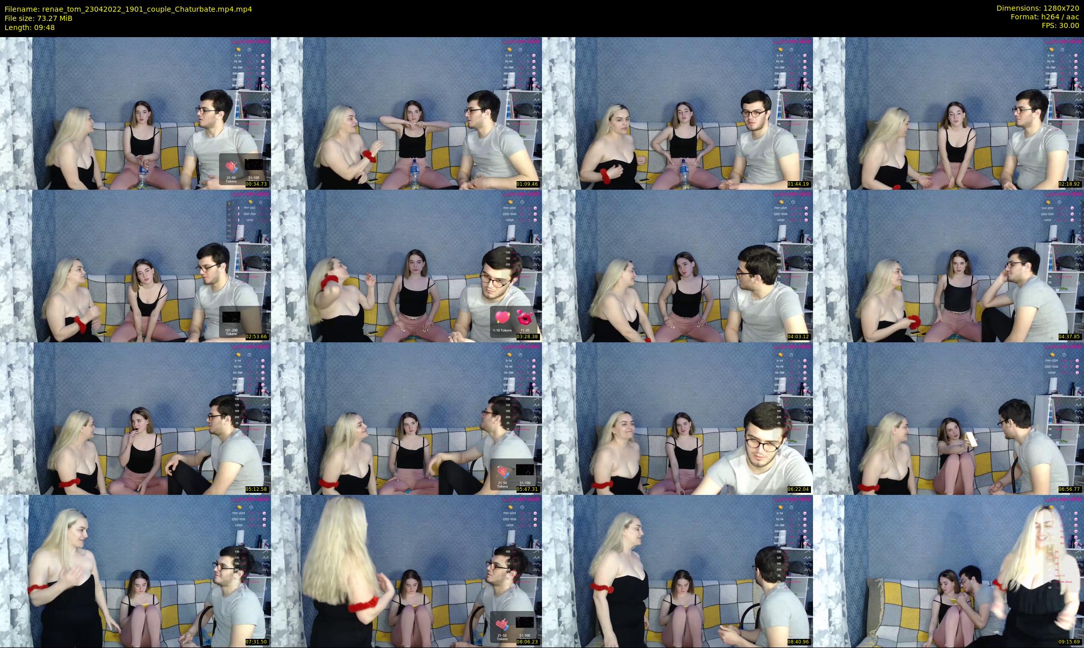 renae_tom — 10 minute Chaturbate couple cam show recording, 720p, Apr 23, 2022