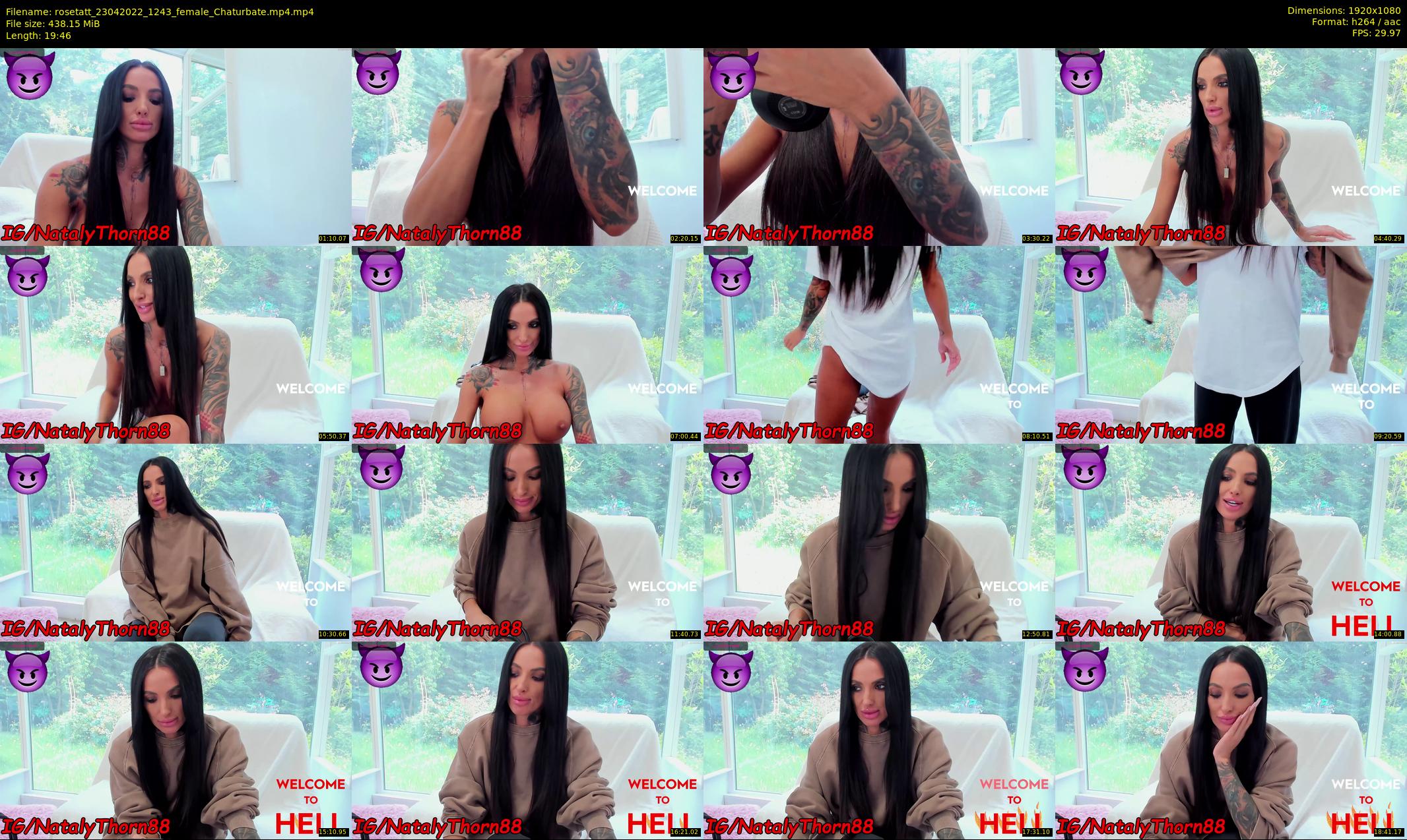 rosetatt — 20 minute Chaturbate female cam show recording, 1080p, Apr 23, 2022